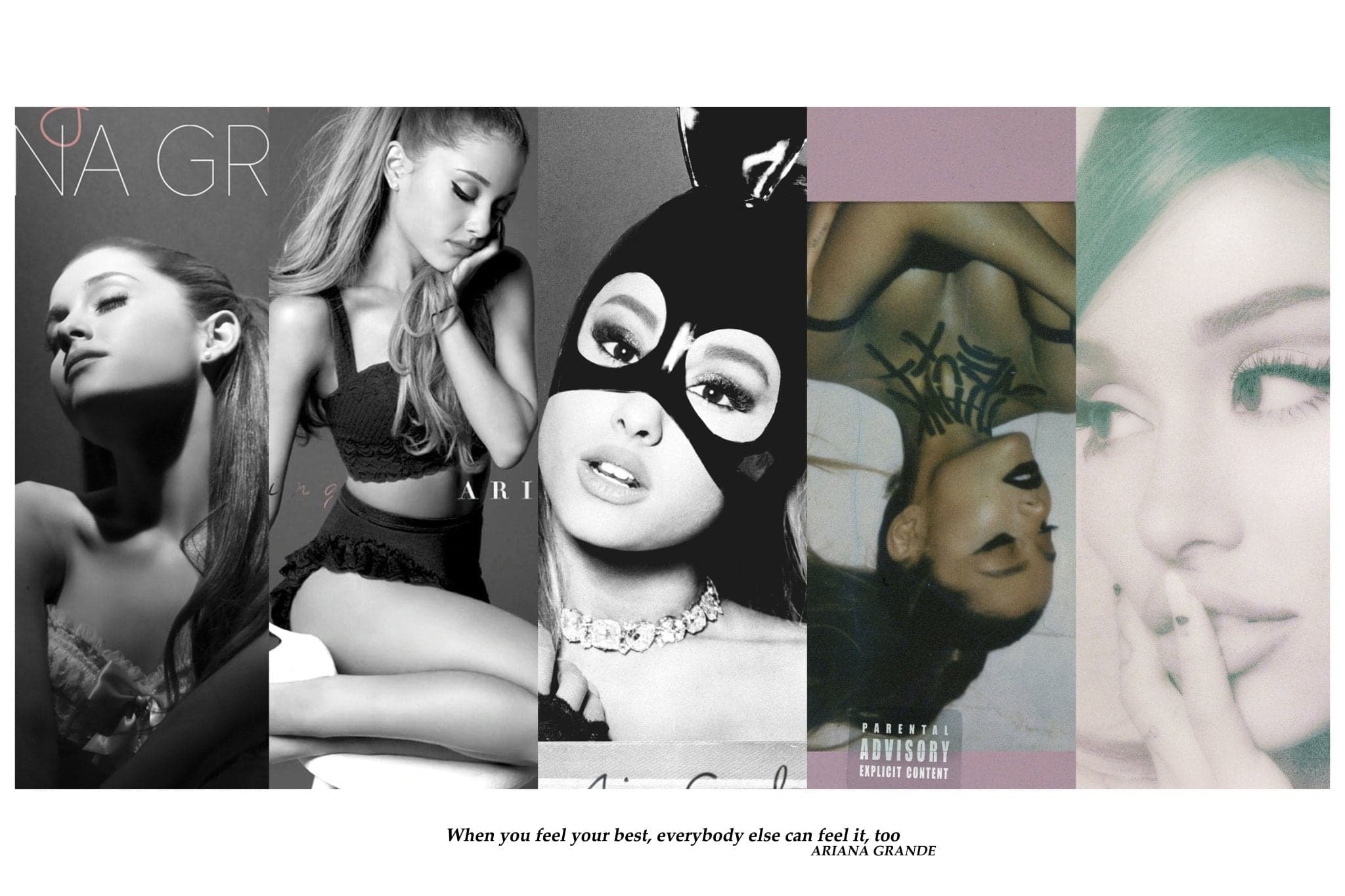 Ariana Grande 'Album Collage' Landscape Poster