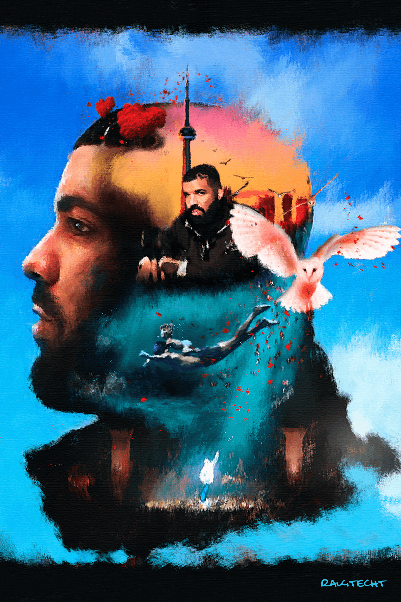 Drake Album Years Poster, Posters Plug