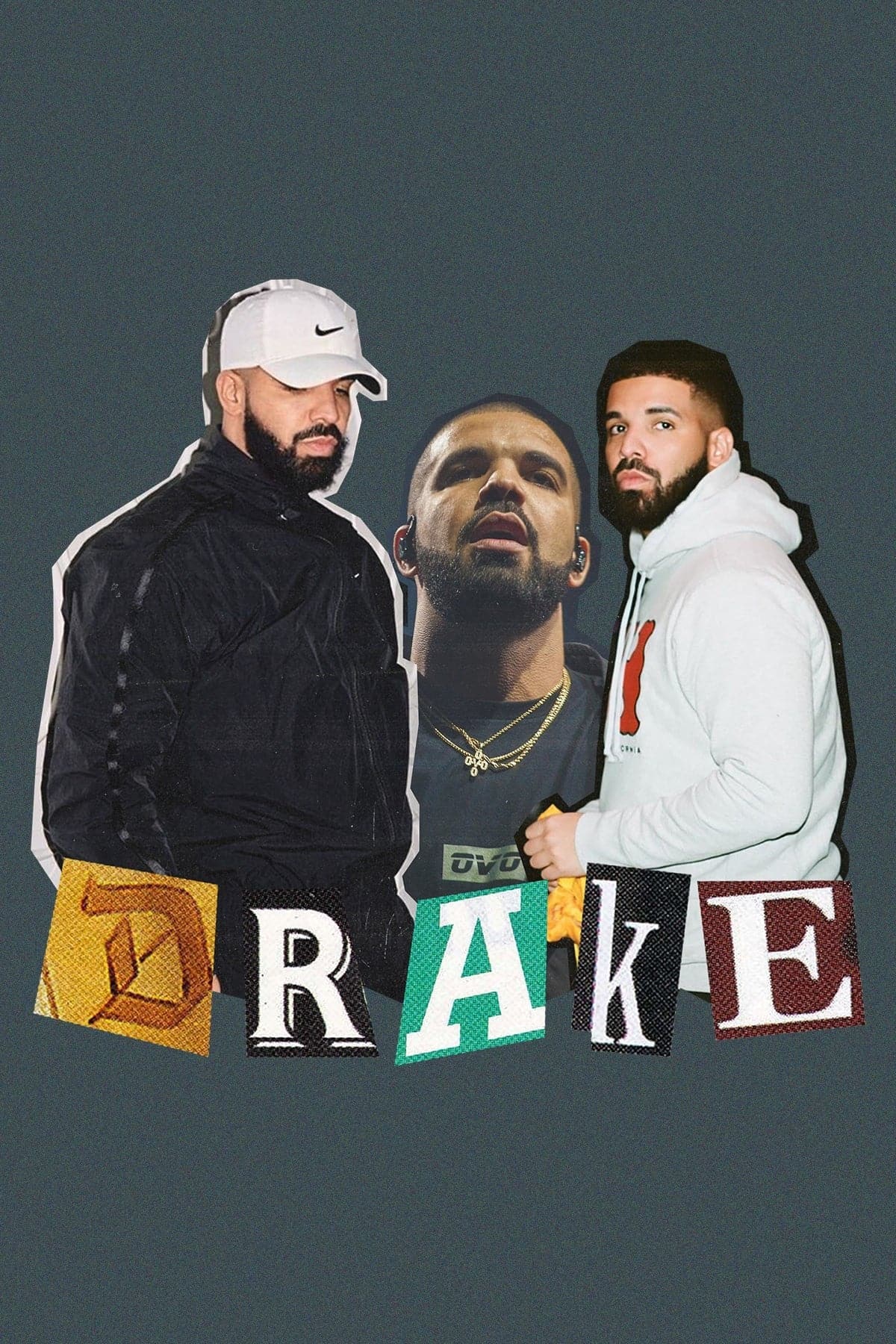 Drake 'Magazine Cutout' Poster – Posters Plug