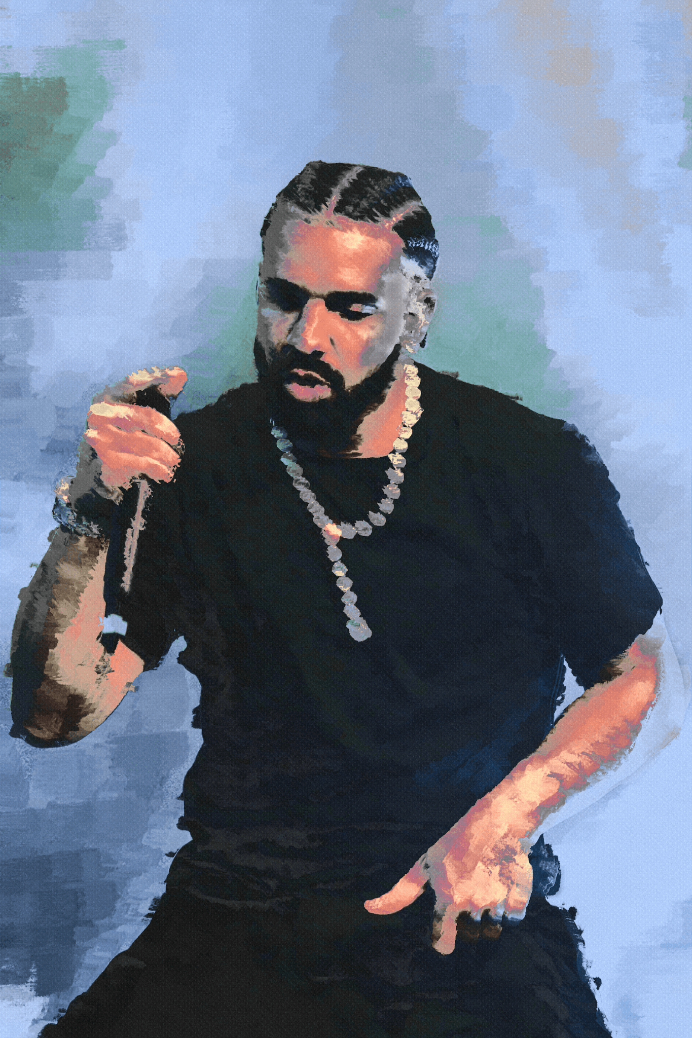 Drake 'Oil Painting' Poster – Posters Plug