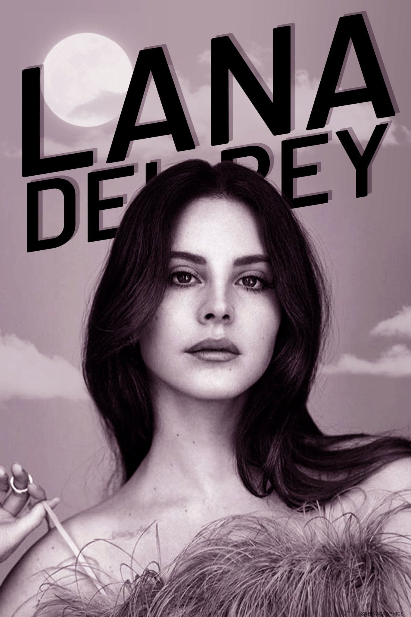 Lana Del Rey 'Violet Moon' Poster – Posters Plug
