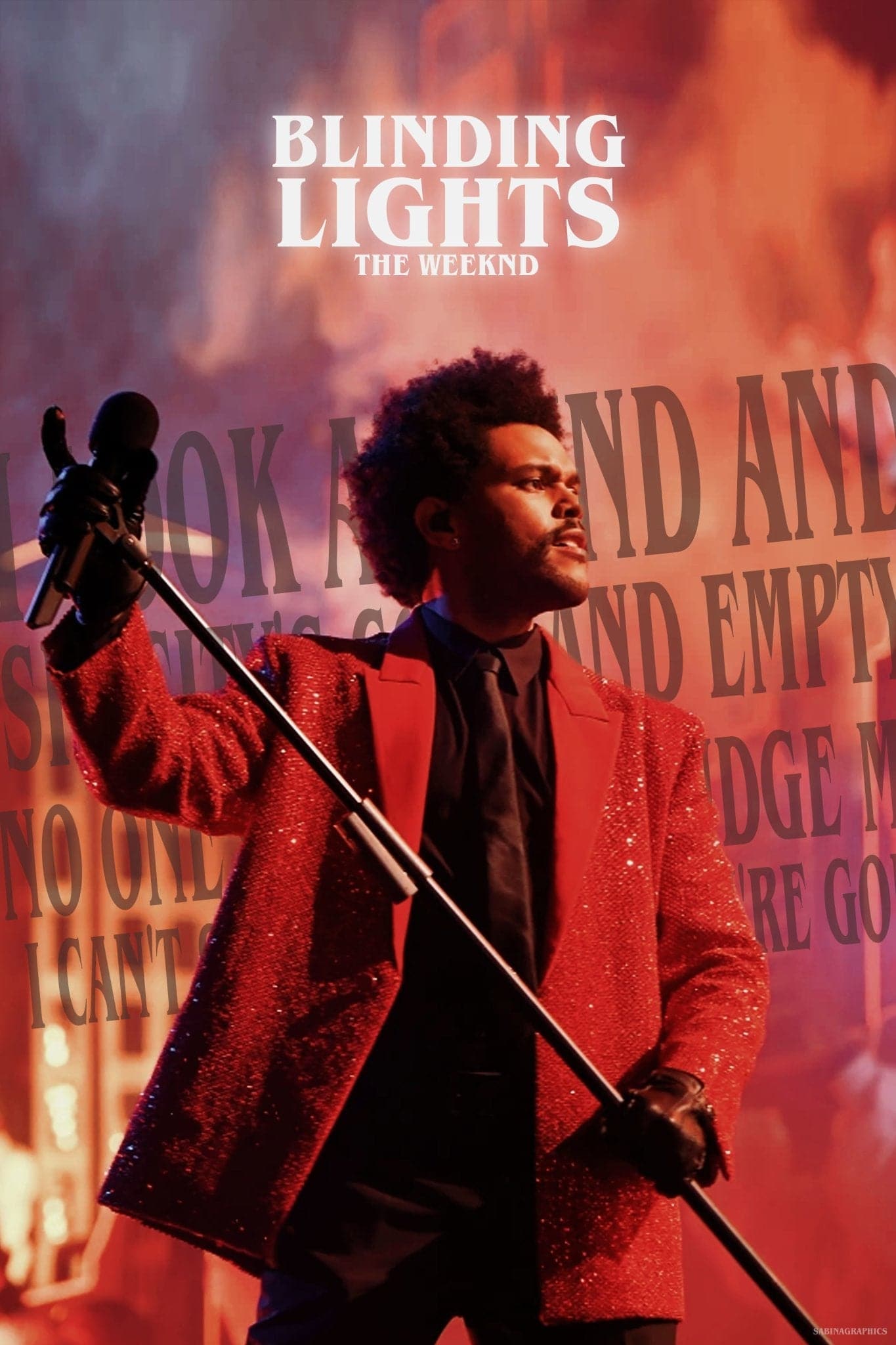 The Weeknd 'Blinding Performance' Poster – Posters Plug