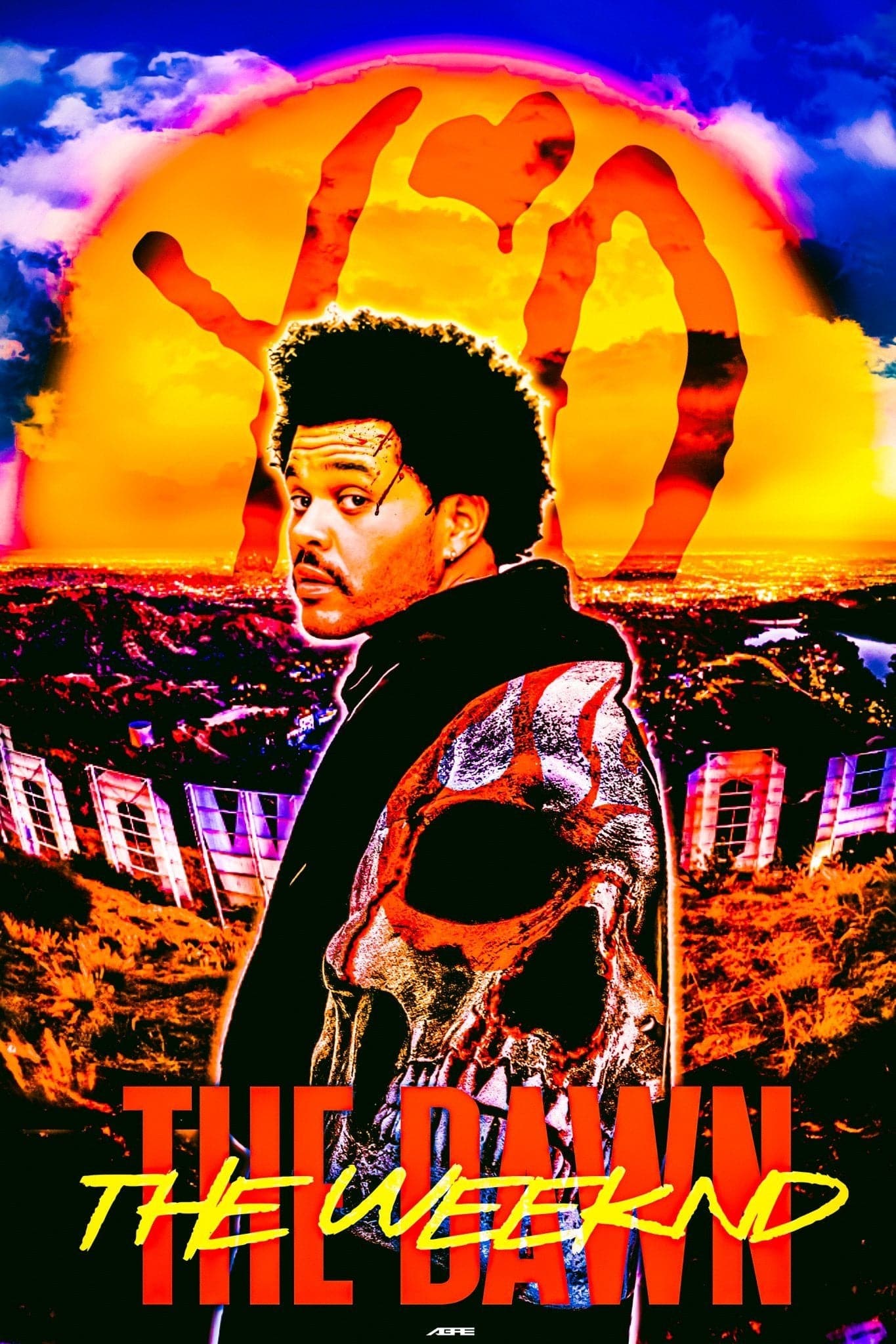 The Weeknd Poster, Buy The Dawn Music Artist Poster