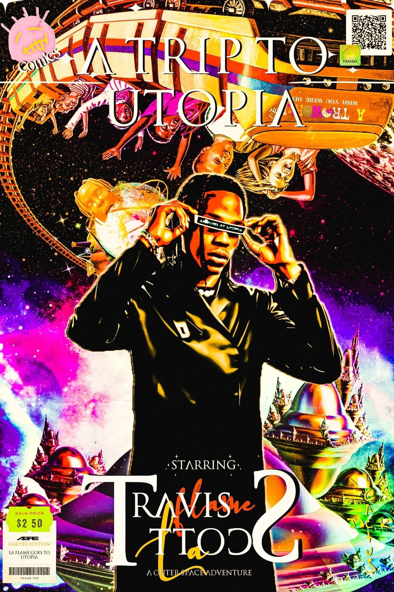 Travis Scott 'A Trip To Utopia' Poster – Posters Plug