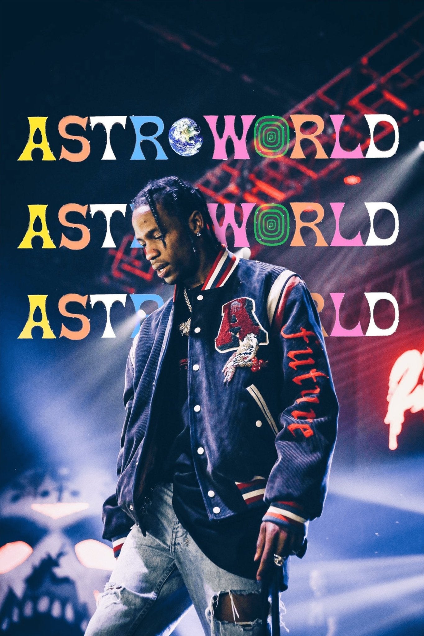 Travis Scott 'Astro World Stage' Poster – Posters Plug