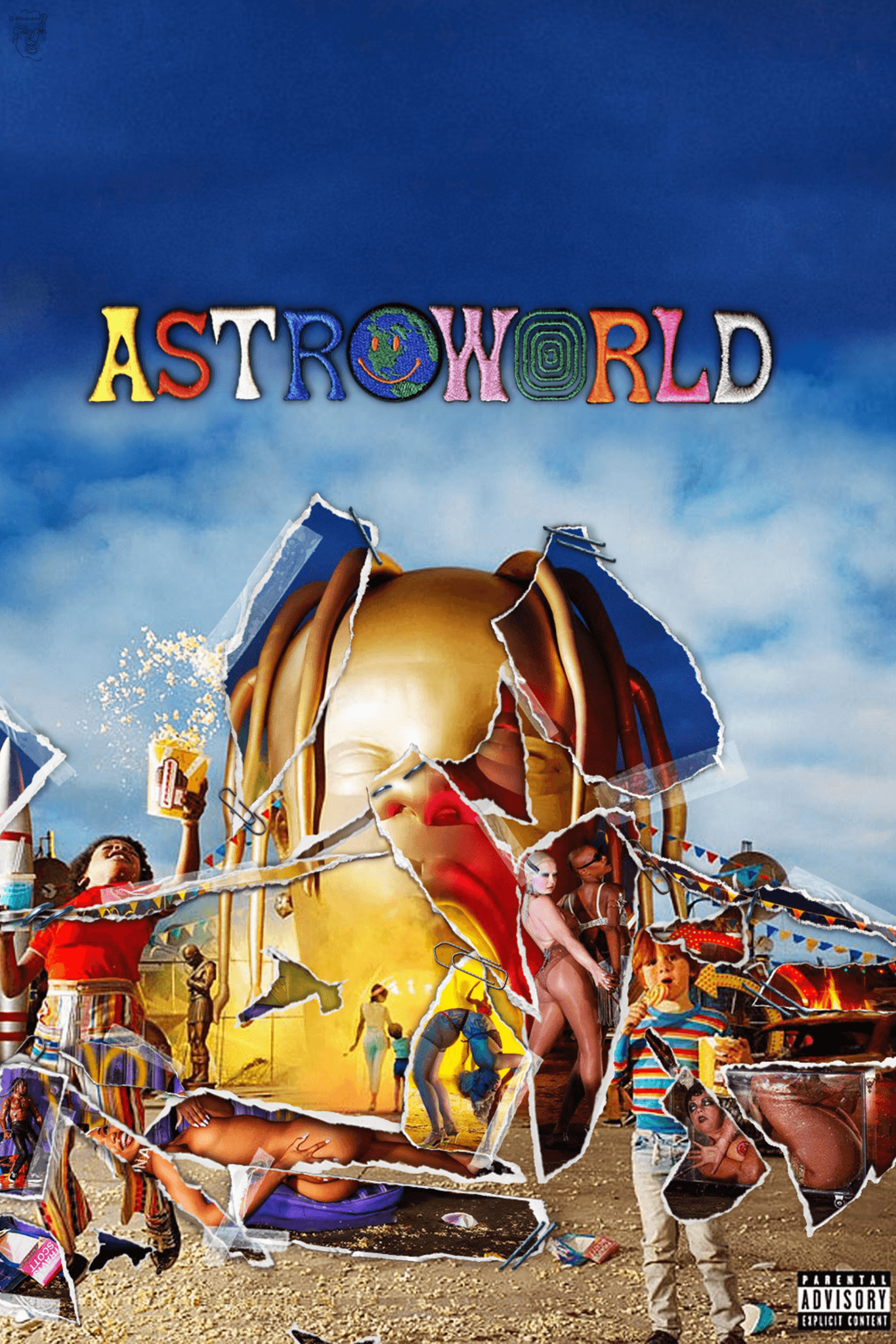 Travis Scott 'Astro World Stage' Poster