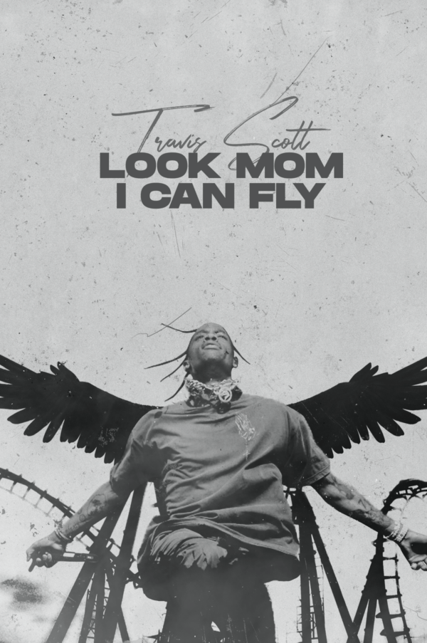 Travis Scott 'Look Mom I Can Fly' Coaster Poster