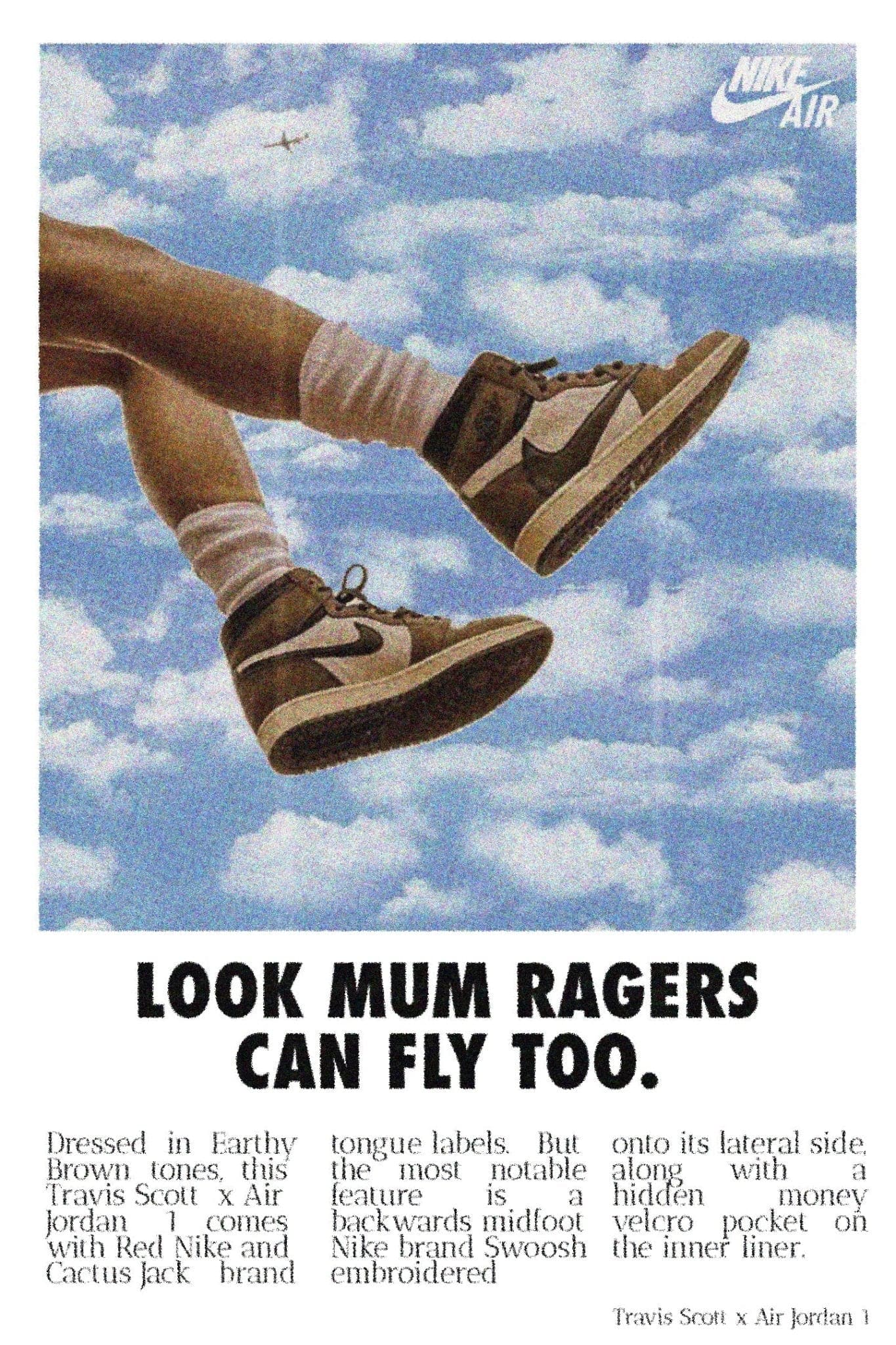 Travis Scott 'Look Mum Ragers Can Fly' Poster – Posters Plug