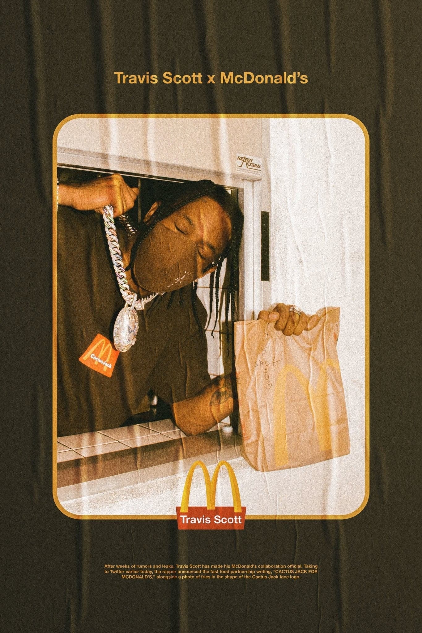 Travis Scott 'McDonalds' Drive-Thru Poster – Posters Plug