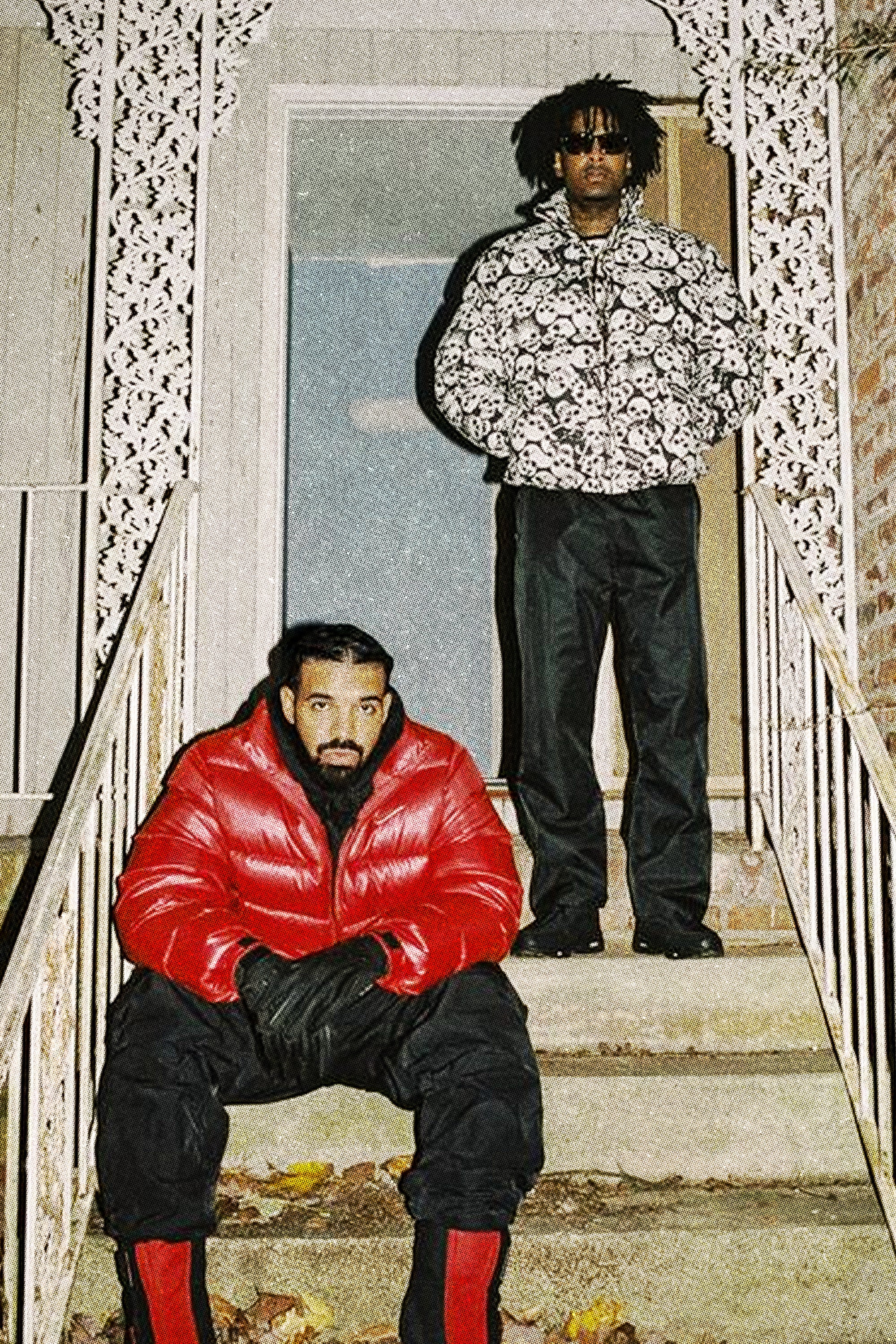 Drake x 21 Savage 'Stairway' Poster