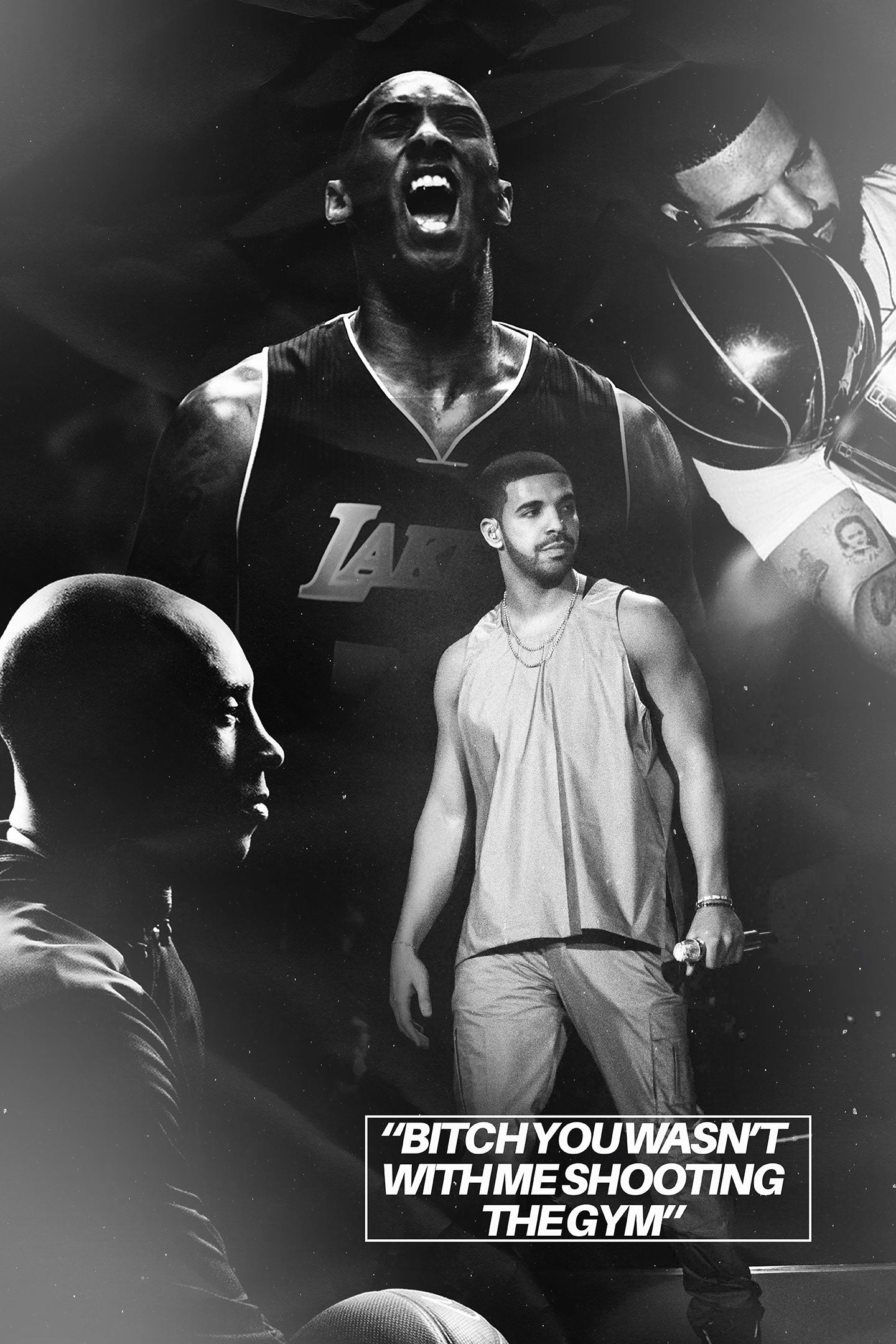 Drake x Kobe Phrase Design V2 Poster