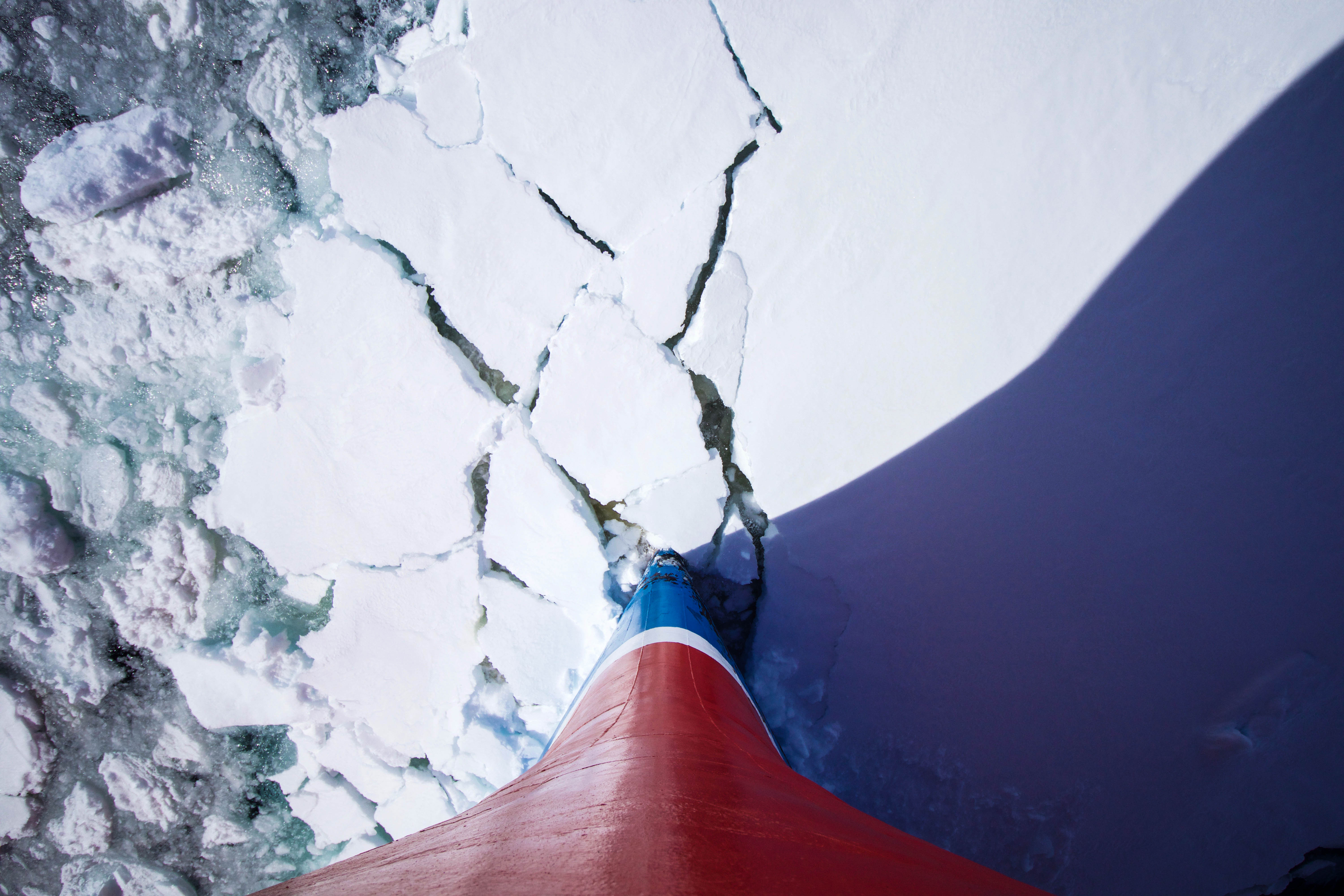 Icebreaker Ship Poster
