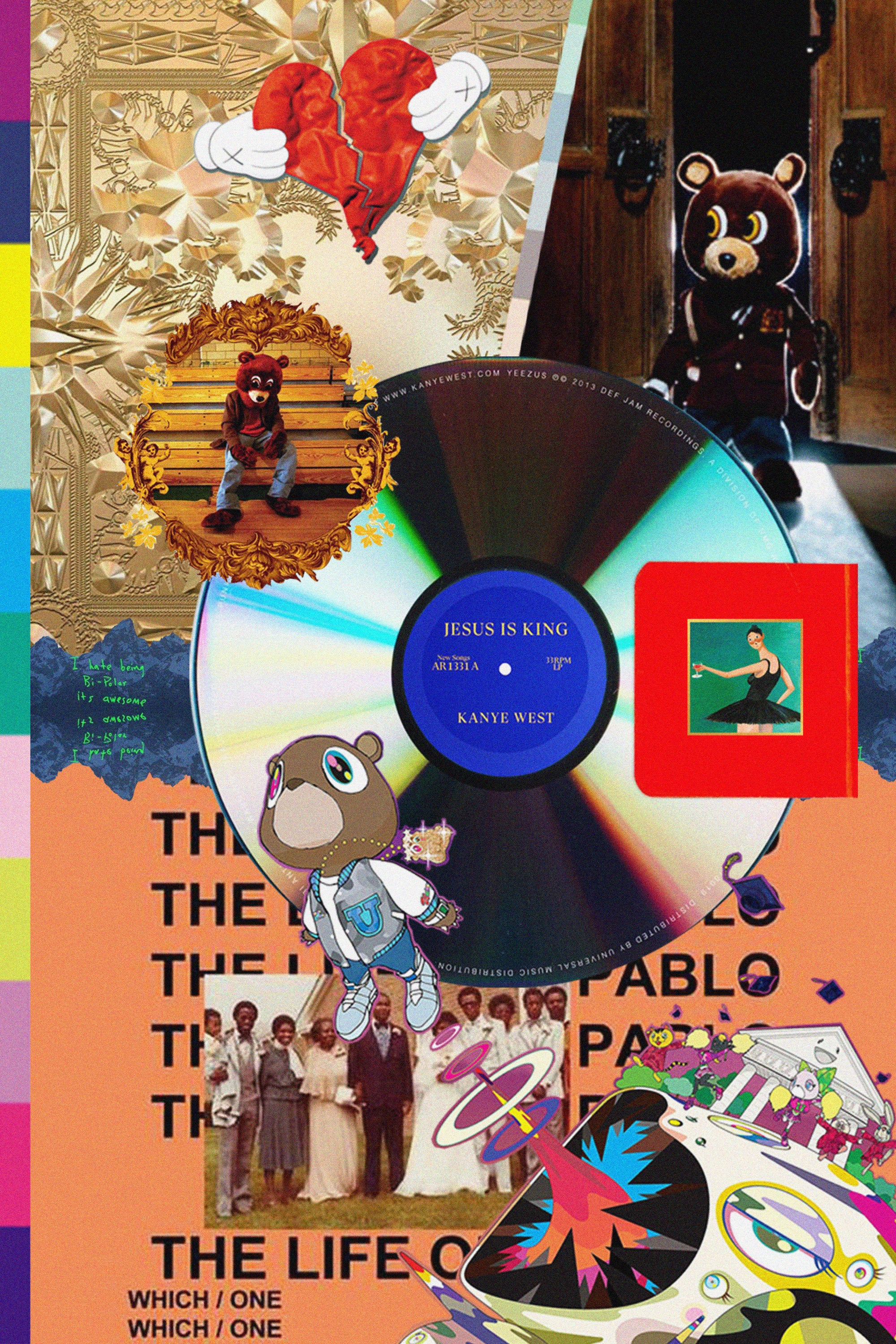 Kanye West 'Mashup Collage' Poster