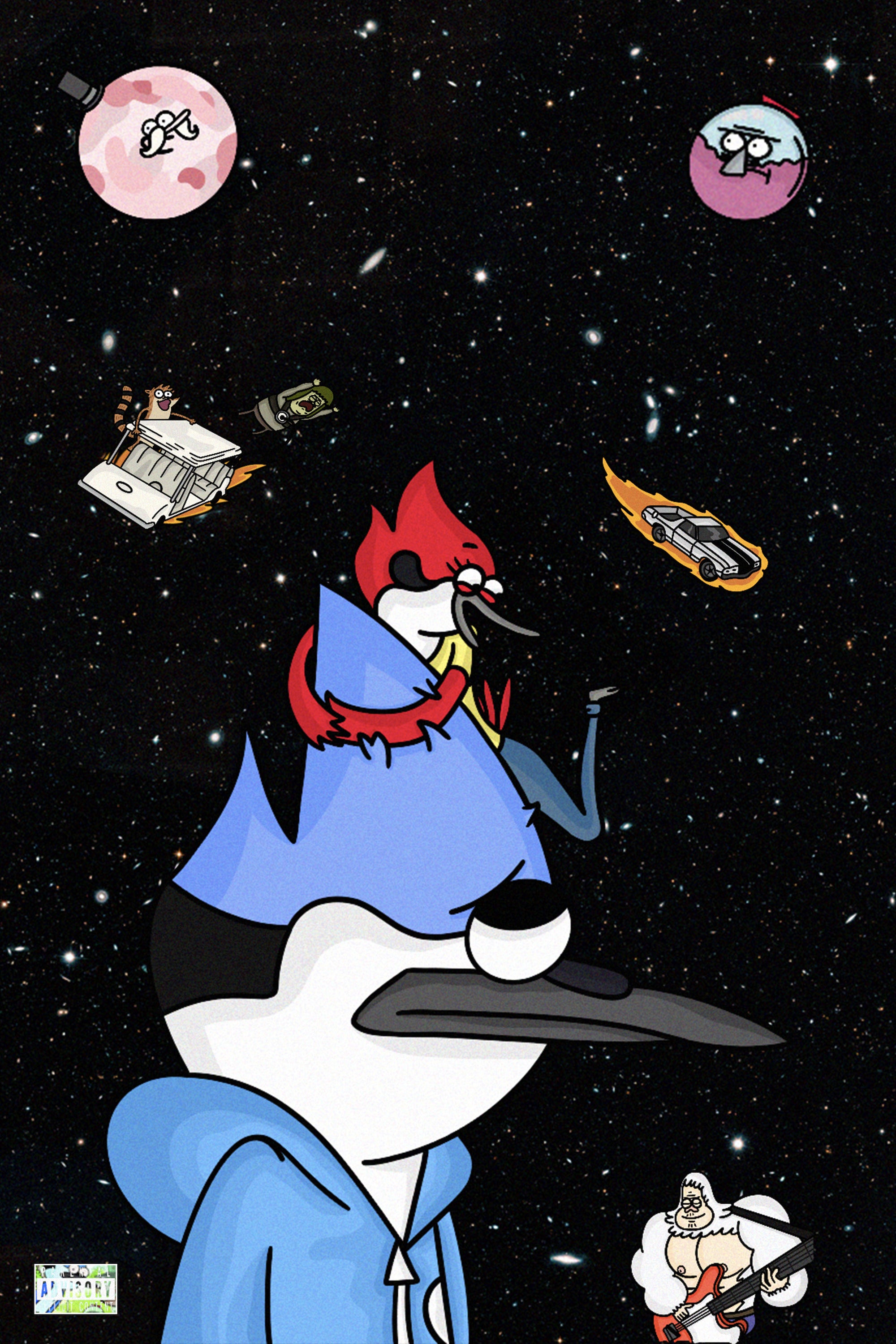 Regular Show 'Head In Space' Poster
