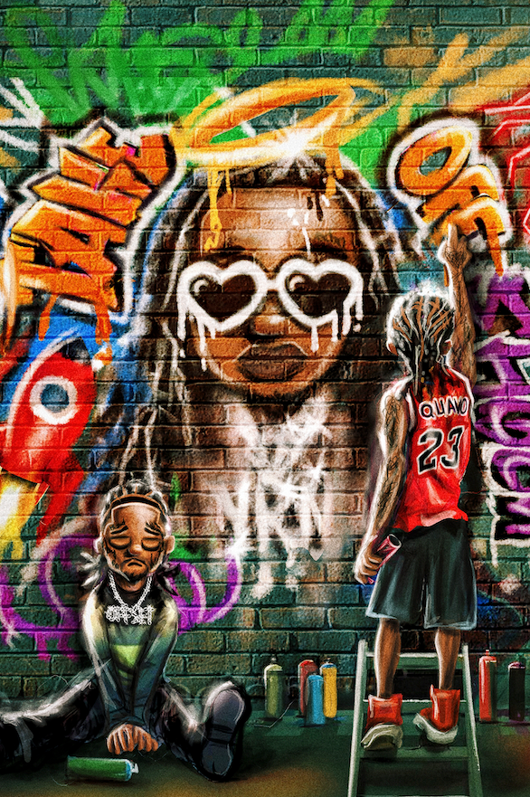 Migos 'Graffiti Drawn' Poster