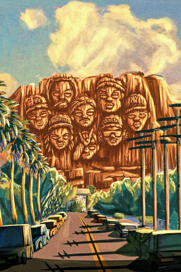 Mount Rappers 'Legends Together' Poster