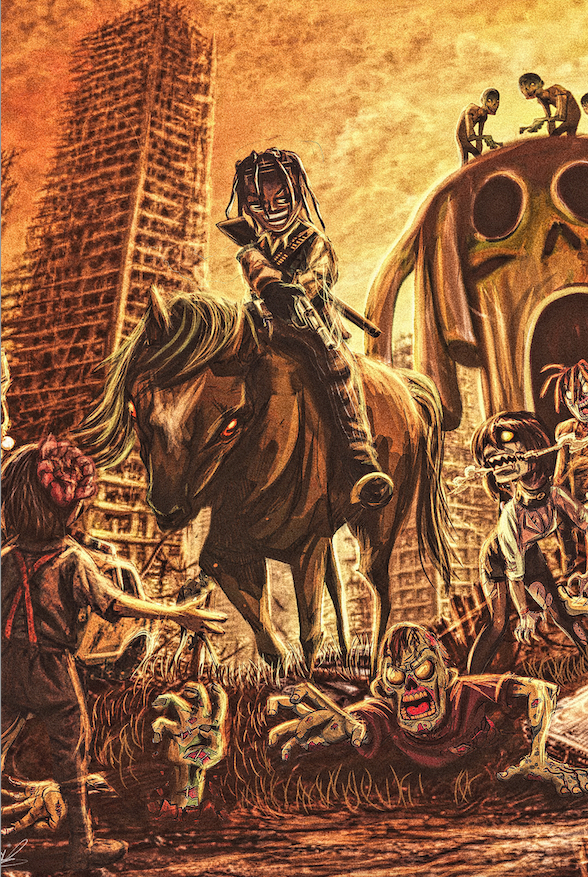 Travis Scott 'Wild West Drawn' Poster