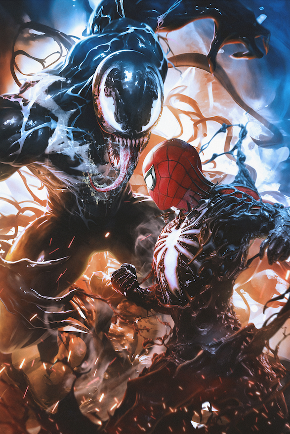 Spiderman x Venom 'The Clash' Poster