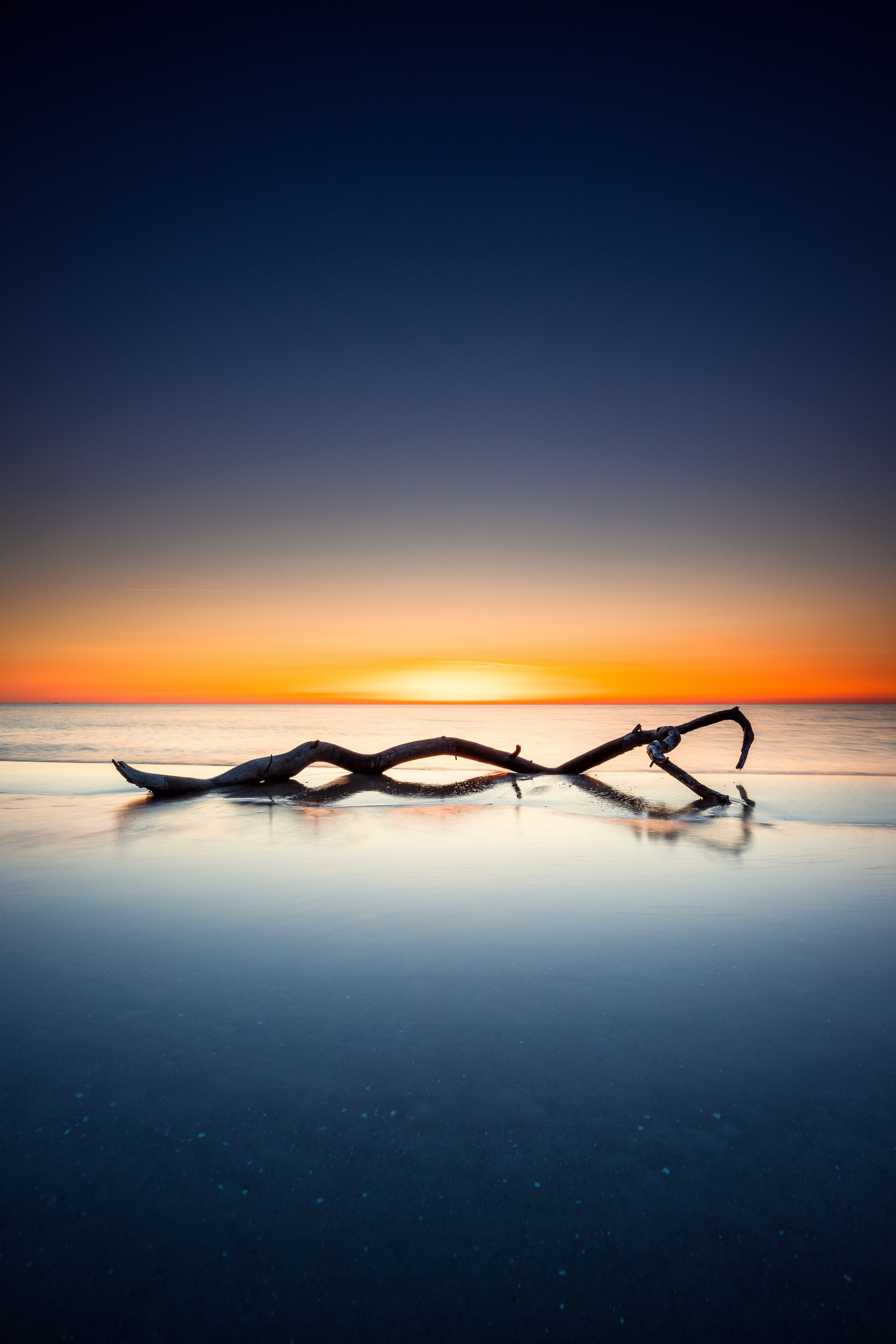 Sunset On Coast Portrait Poster