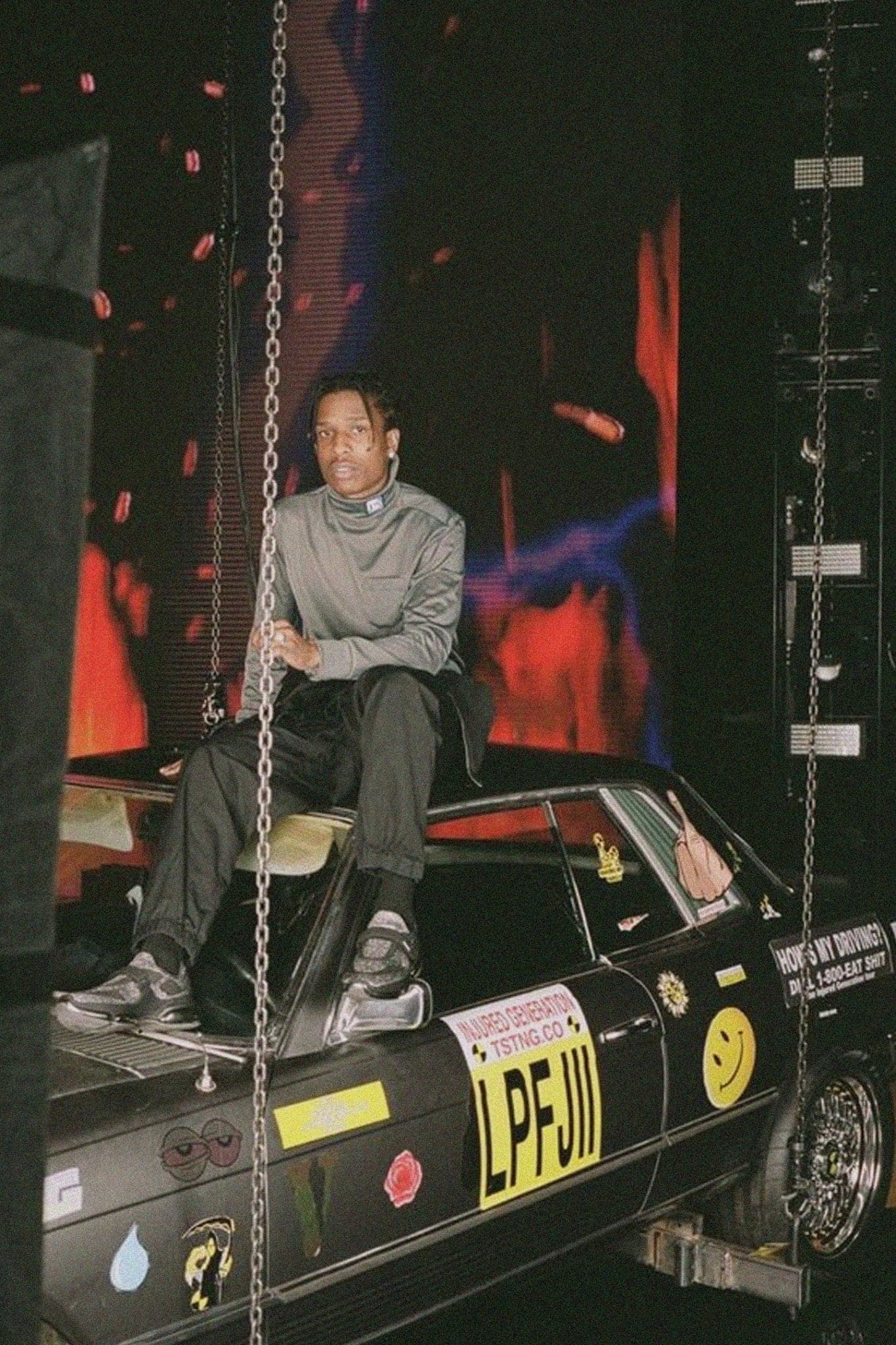 A$AP Rocky ‘Testing Car' Poster - Posters Plug