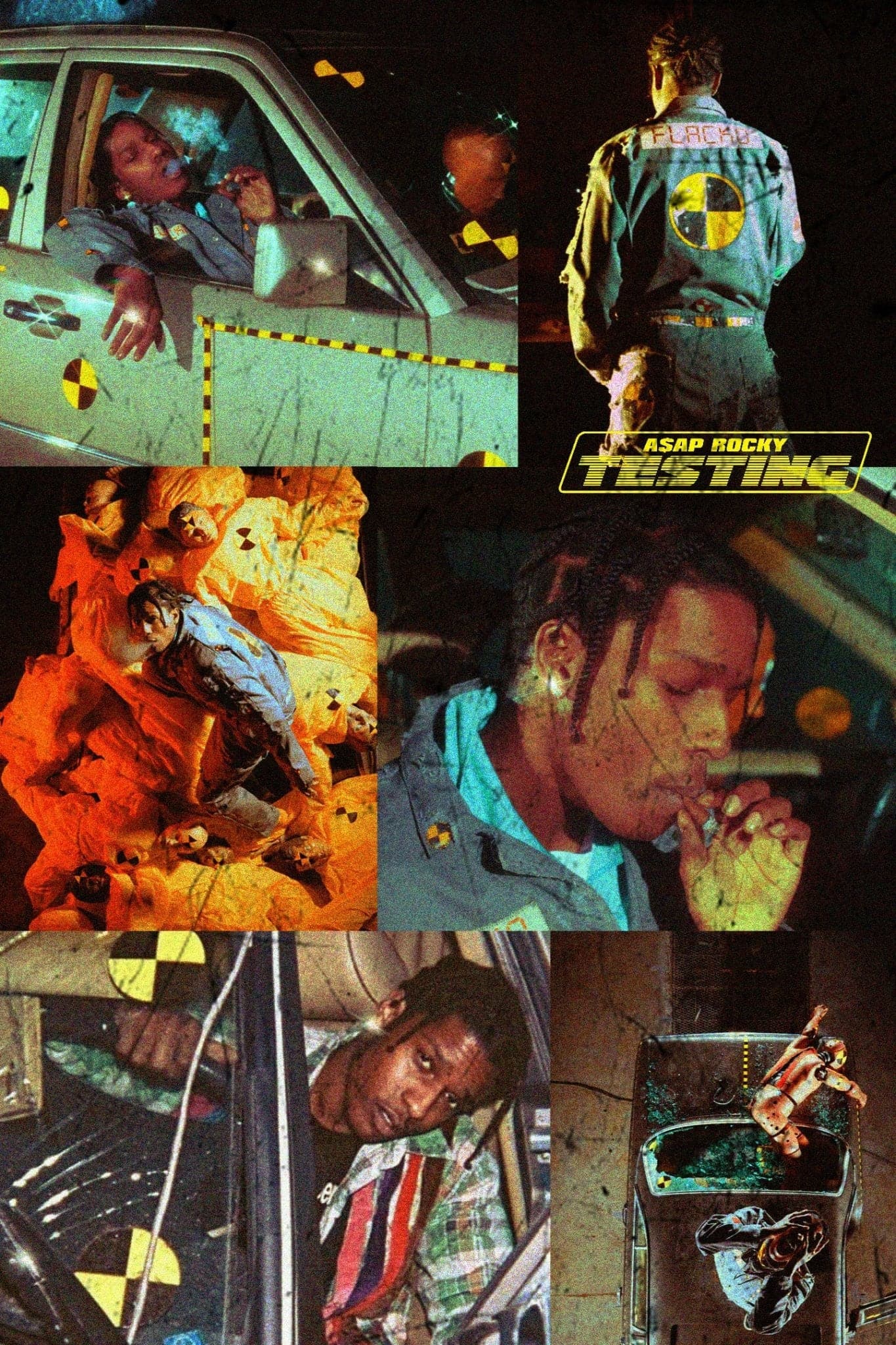 A$AP ROCKY ‘Testing Collage’ Poster - Posters Plug