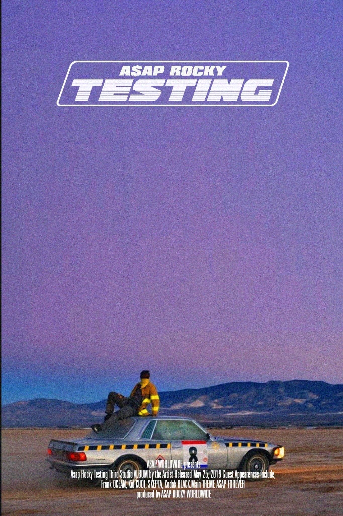 A$AP Rocky ‘Testing Movie’ Poster - Posters Plug