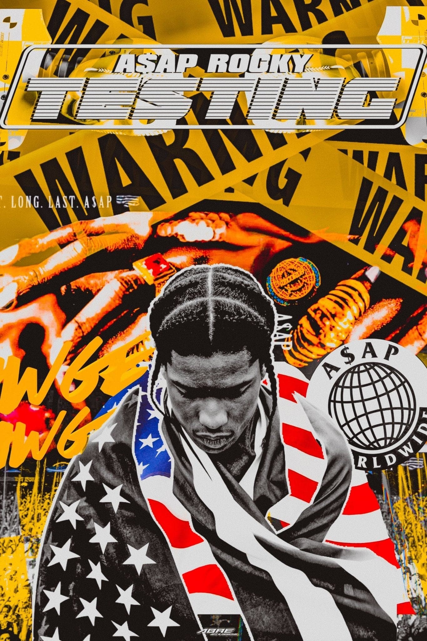 A$AP ROCKY ‘Testing’ You Been Warned Poster - Posters Plug