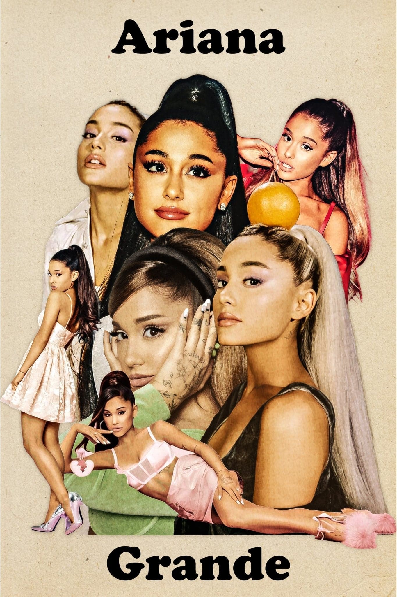 Ariana Grande ‘Favorite Collage’ Poster - Posters Plug