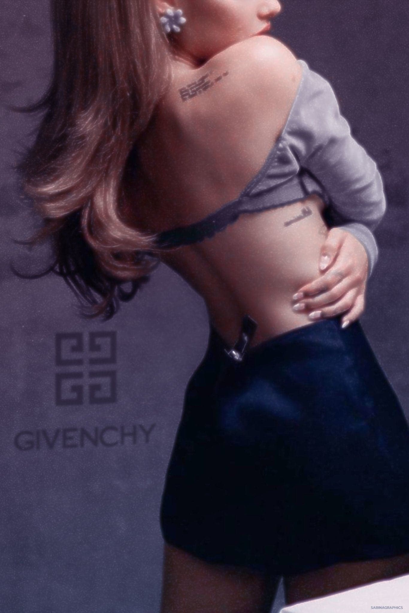 Ariana Grande ‘Givenchy Logo’ poster - Posters Plug
