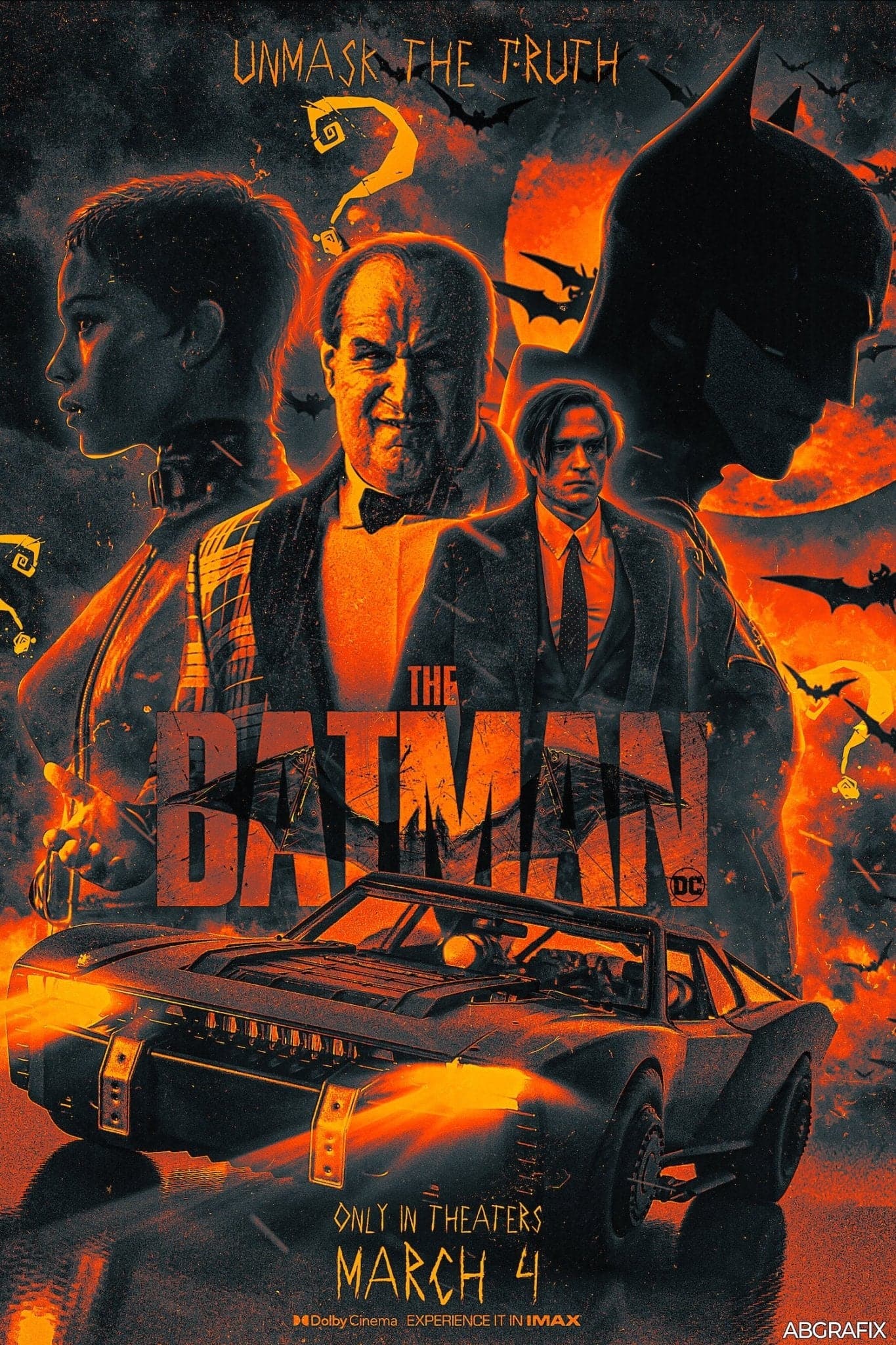 Batman 'The Truth Orange' Poster - Posters Plug