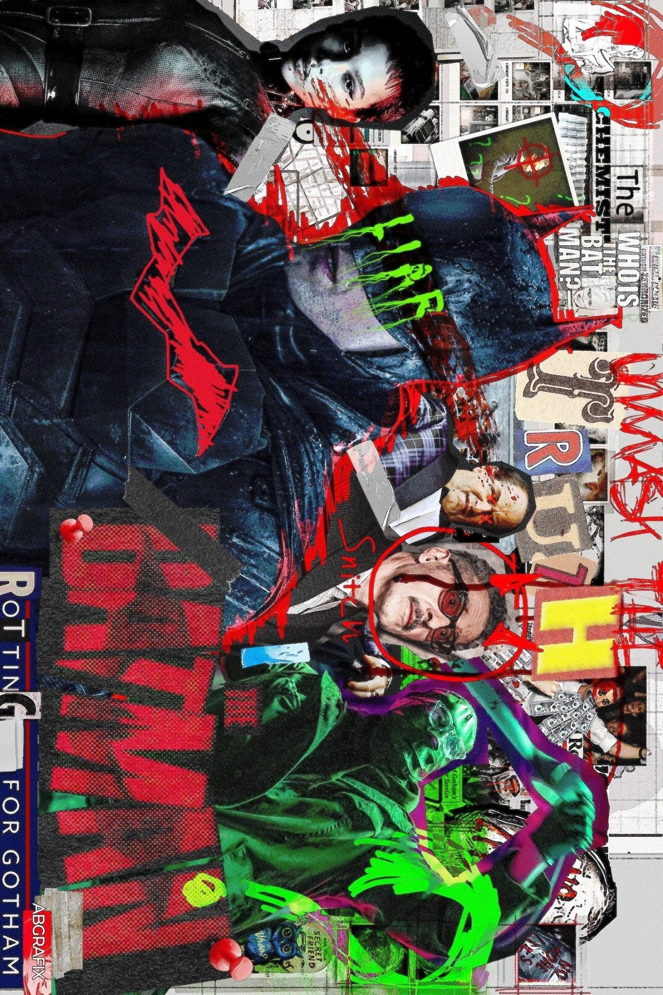 Batman 'Unmask the Truth Collage' Poster - Posters Plug