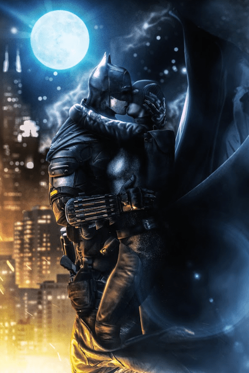 Batman x Catwoman 'Starlight Lovers' Poster - Posters Plug