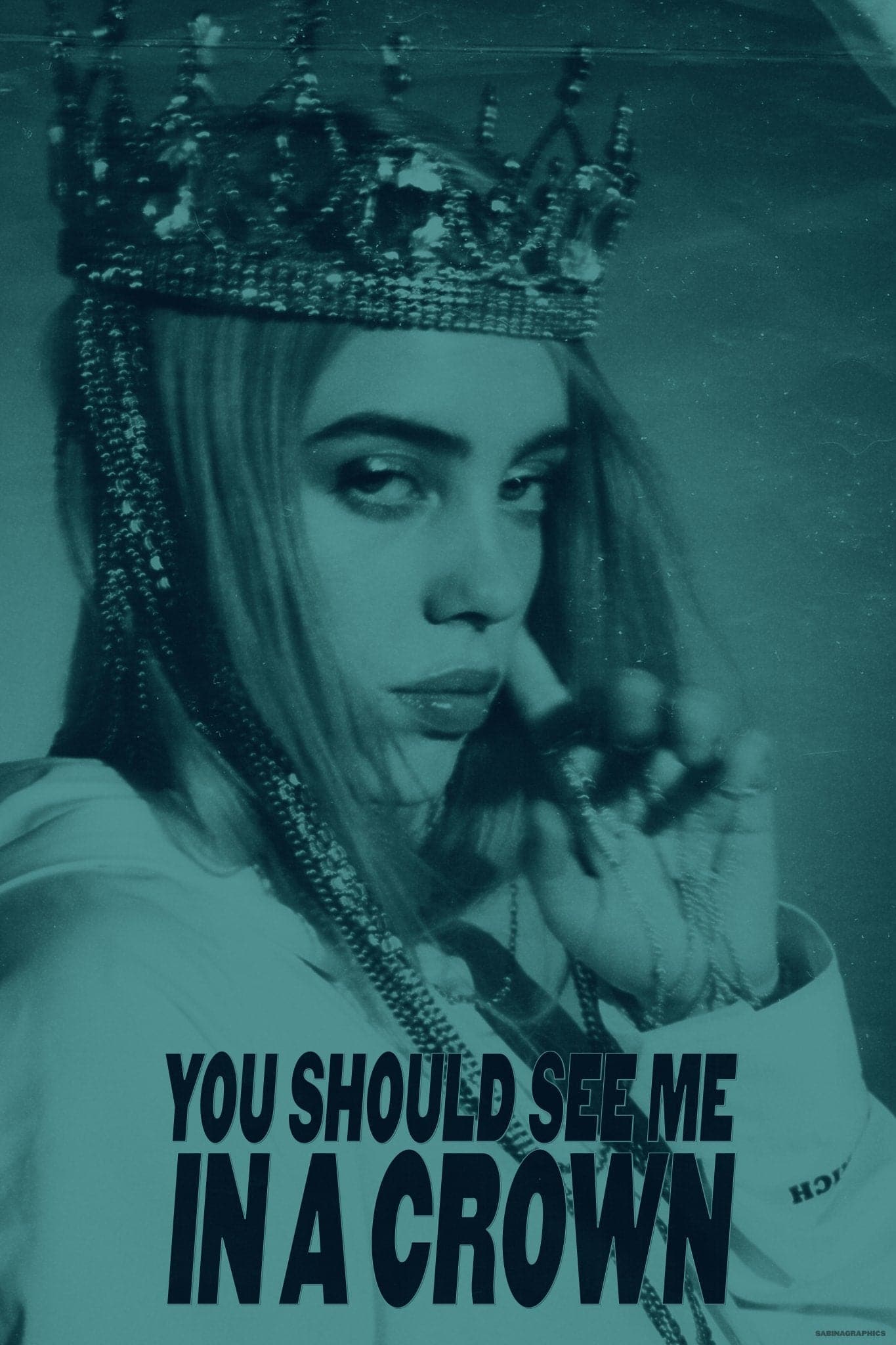 Billie Eilish ‘You Should See Me In A Crown’ Poster - Posters Plug