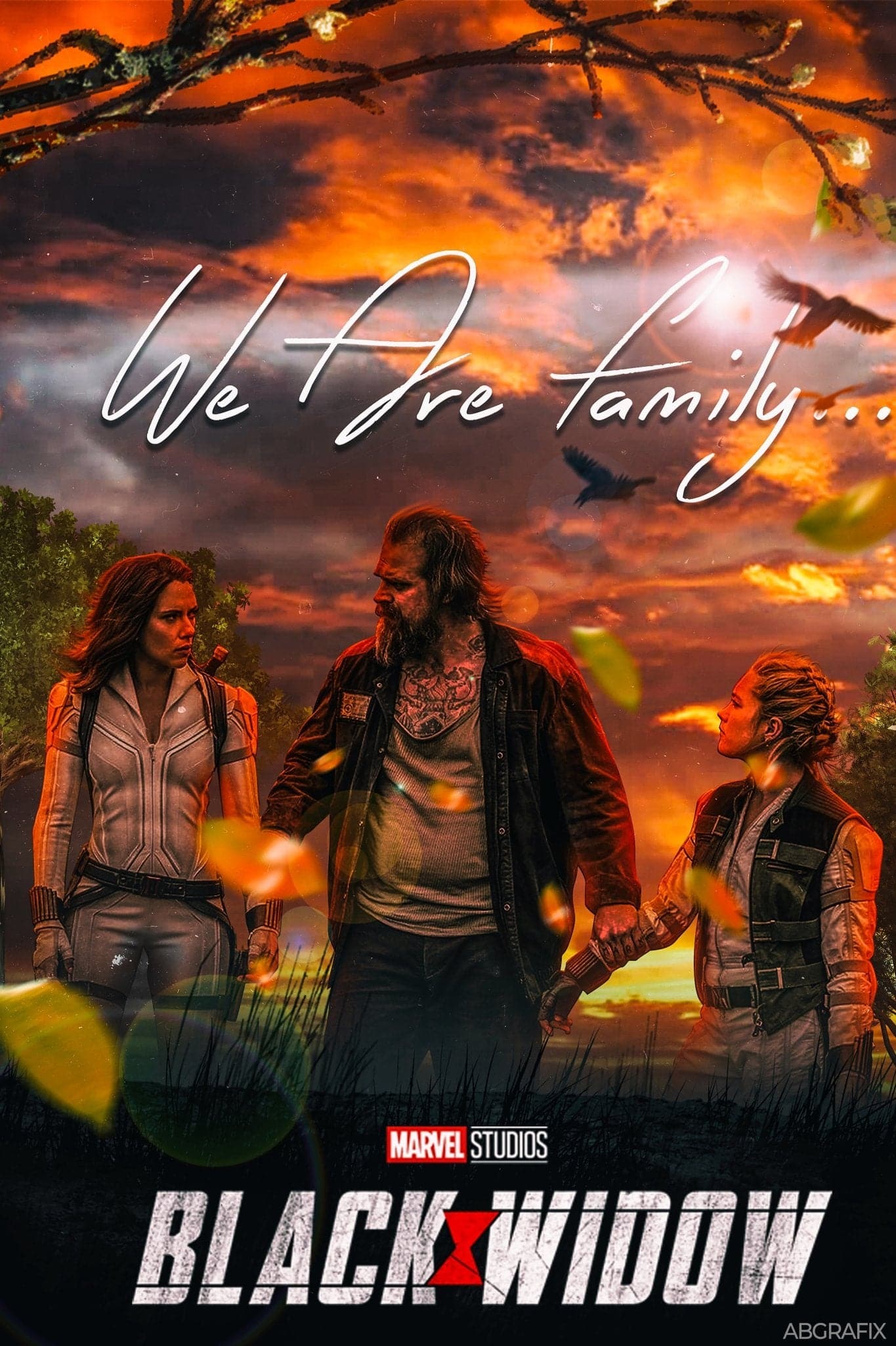 Black Widow ‘We Are Family’ Poster - Posters Plug