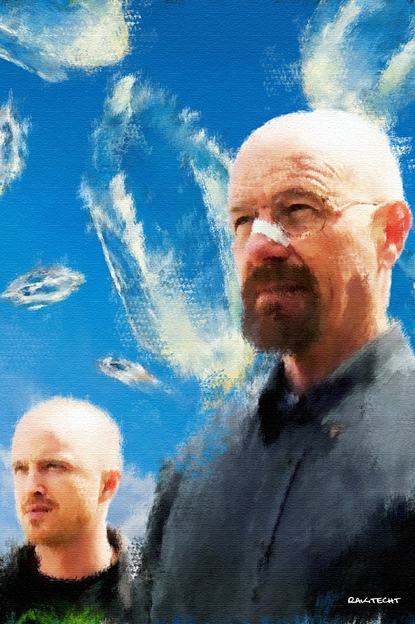 Breaking Bad ‘Walter White & Jesse’ Poster - Posters Plug