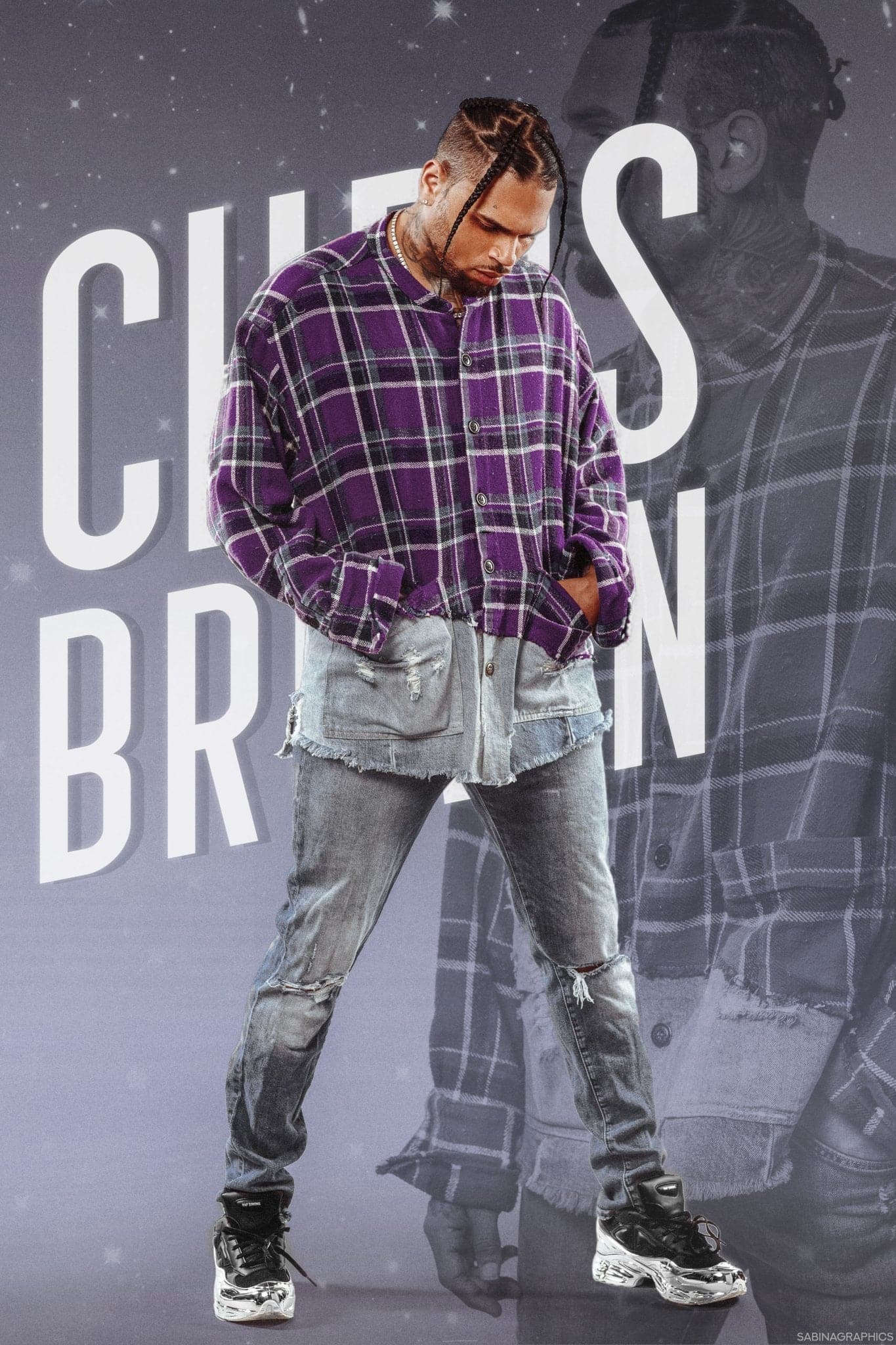 Chris Brown ‘Breezy’ Poster - Posters Plug
