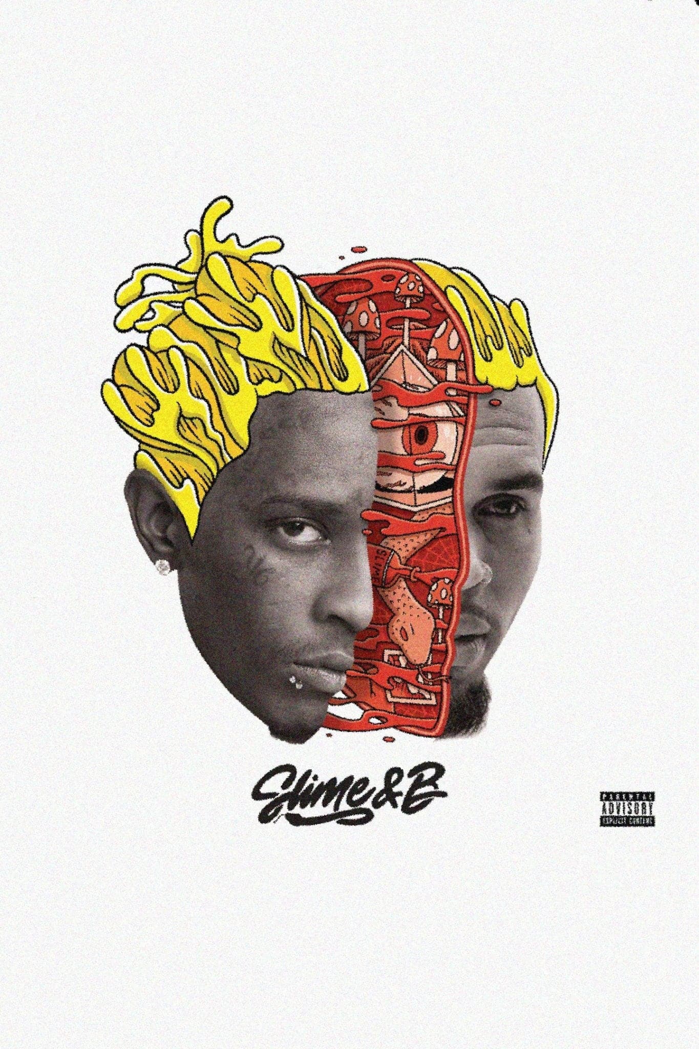Chris Brown x Young Thug 'Slime And B' Poster - Posters Plug