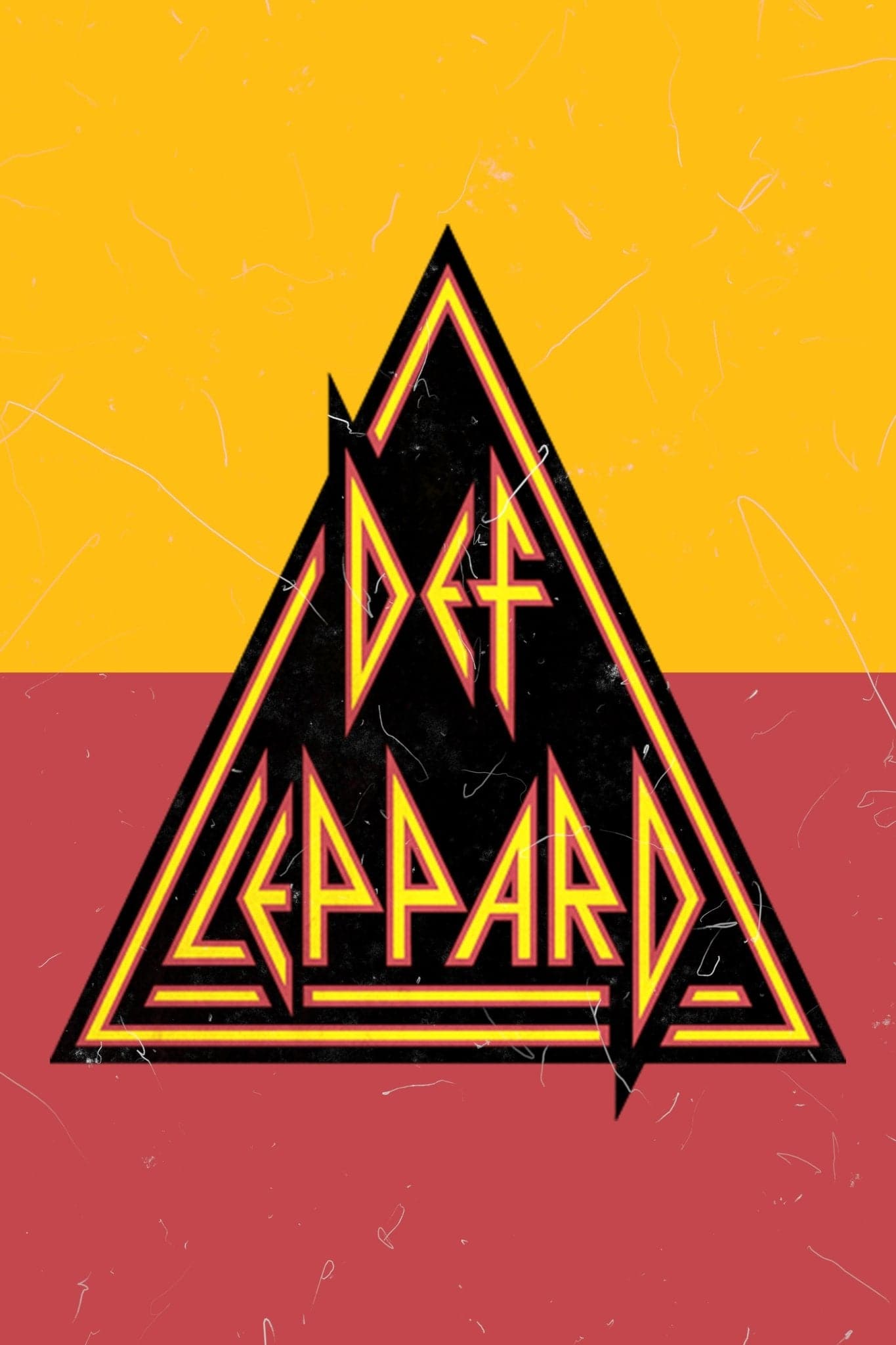 Def Leppard ‘Triangle Logo’ Poster - Posters Plug
