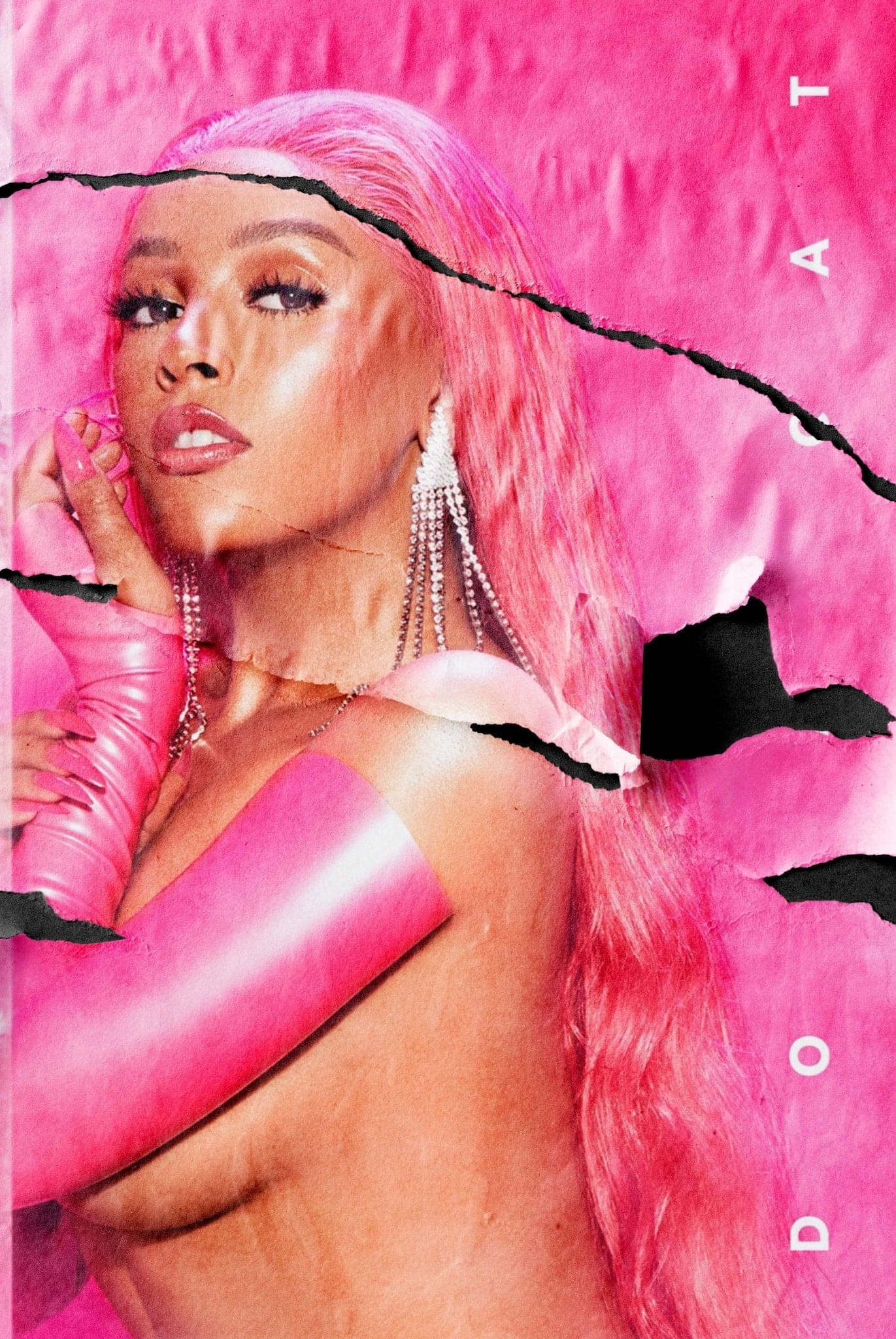 Doja Cat 'Ripped Pink' Poster - Posters Plug