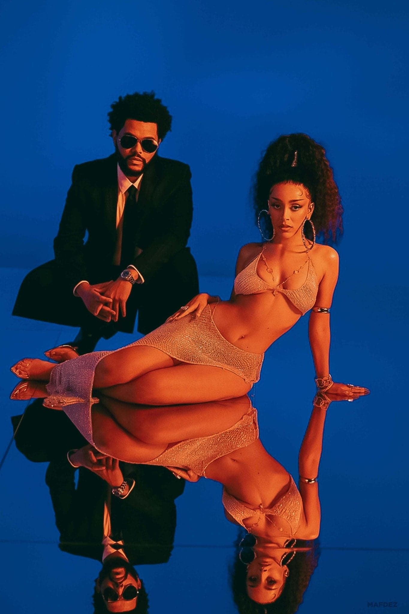Doja Cat x The Weeknd 'You Right' Poster - Posters Plug