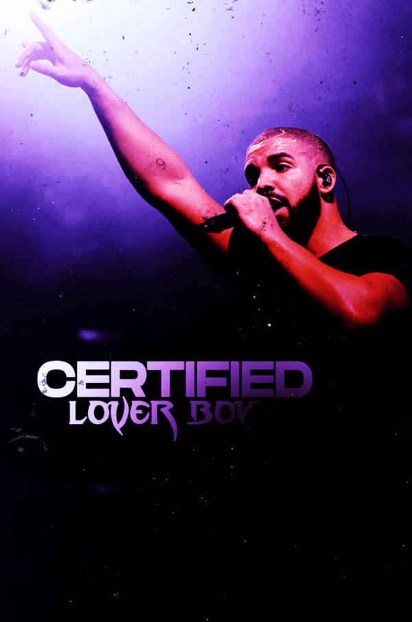 Drake 'Certified Lover Boy' Purple Poster - Posters Plug