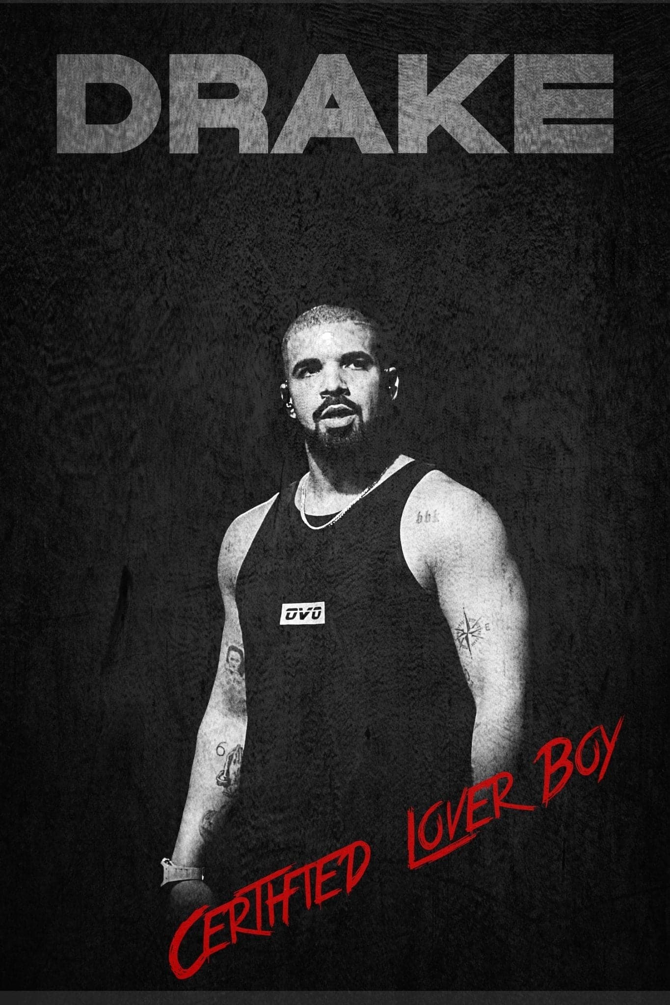 Drake 'CLB Portrait' Poster - Posters Plug