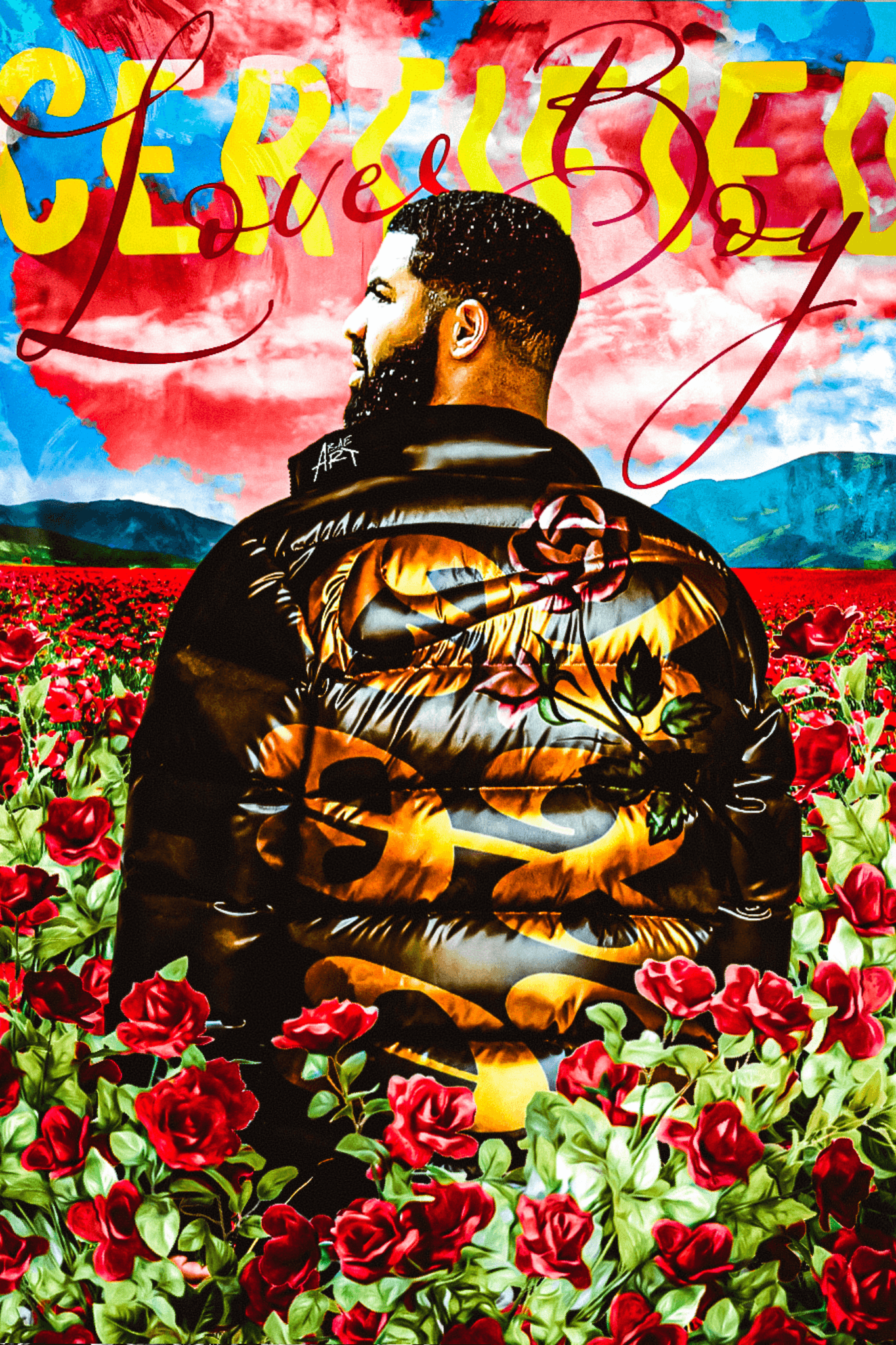 Drake ‘CLB Rose Garden’ Poster - Posters Plug