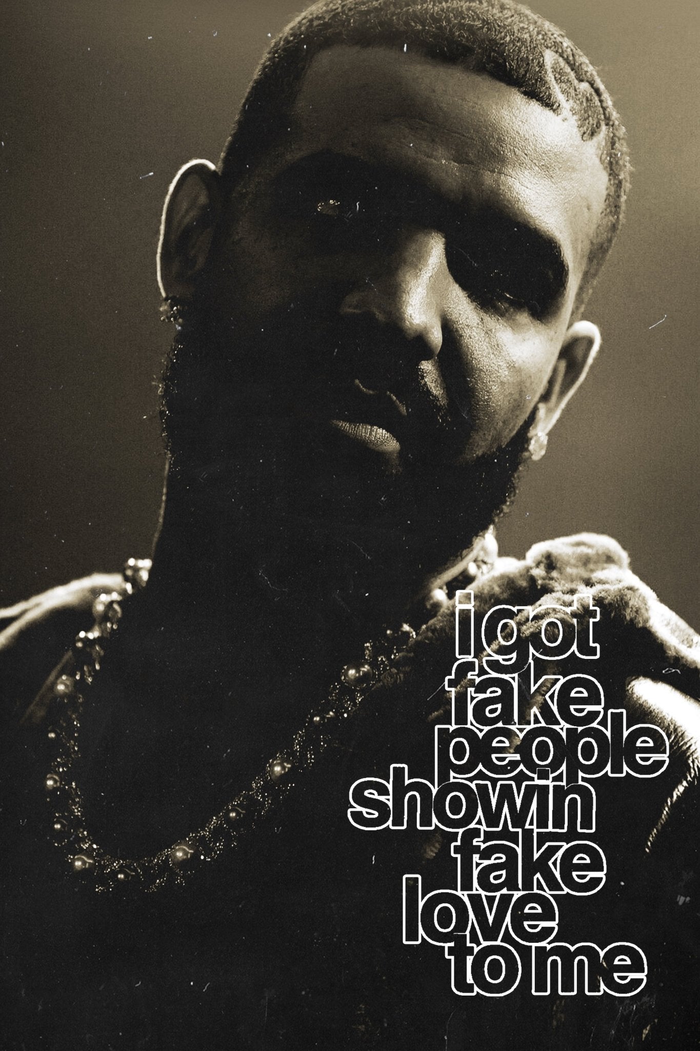 Drake 'Fake Love' Poster - Posters Plug