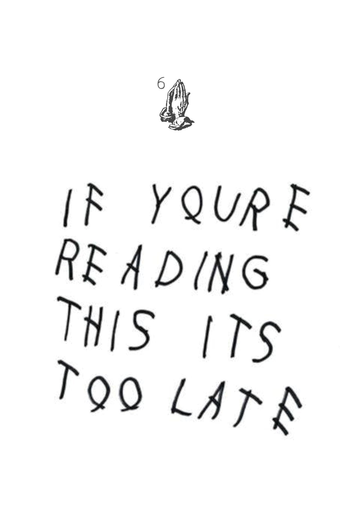 Drake ‘If Youre Reading This’ Poster - Posters Plug