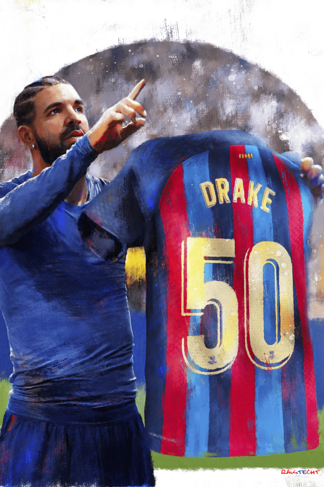 Drake 'Messi' Poster - Posters Plug