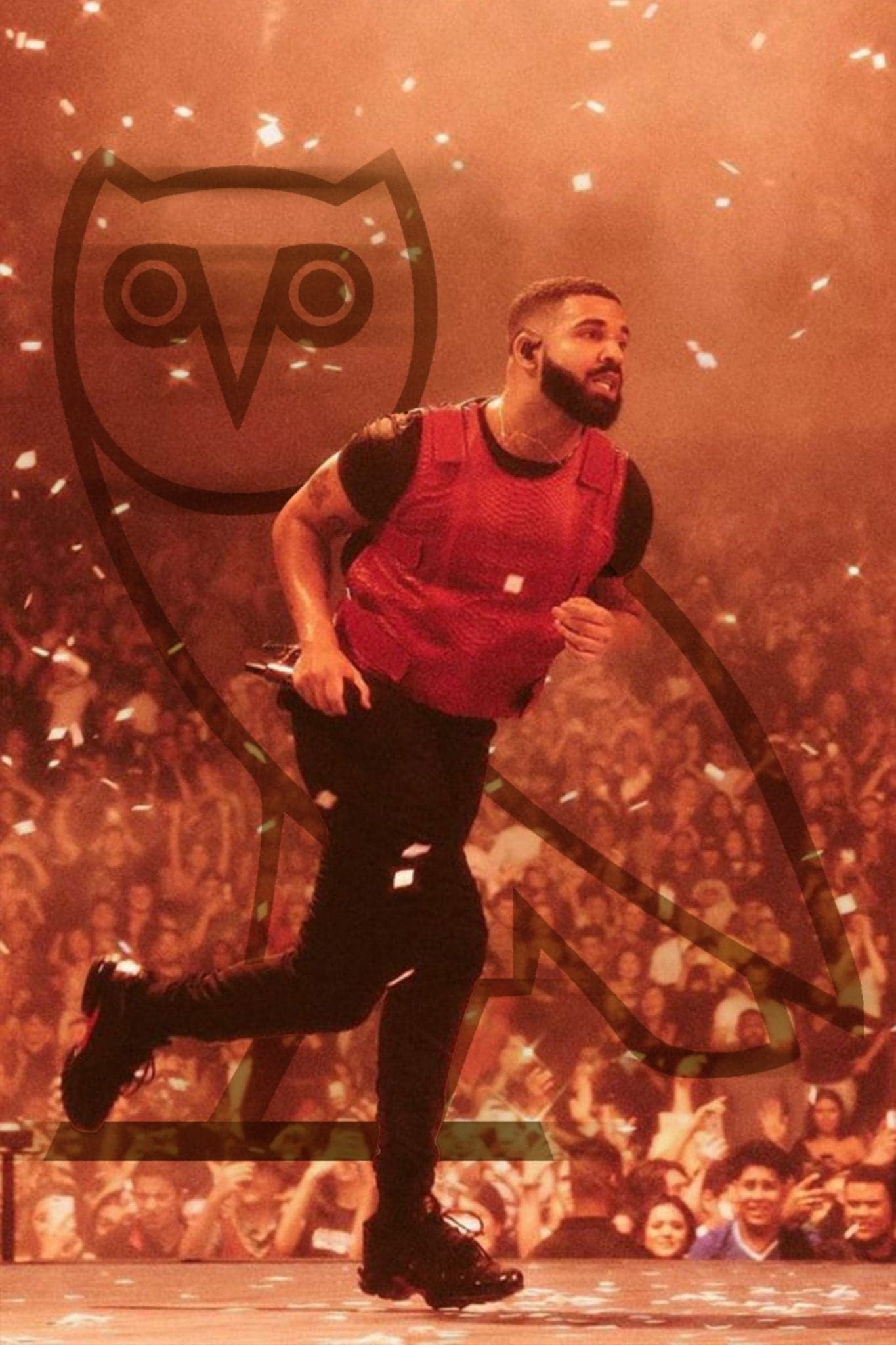 Drake Ovo Poster Rap Direct | Drake Posted Up With OVO In New Photos