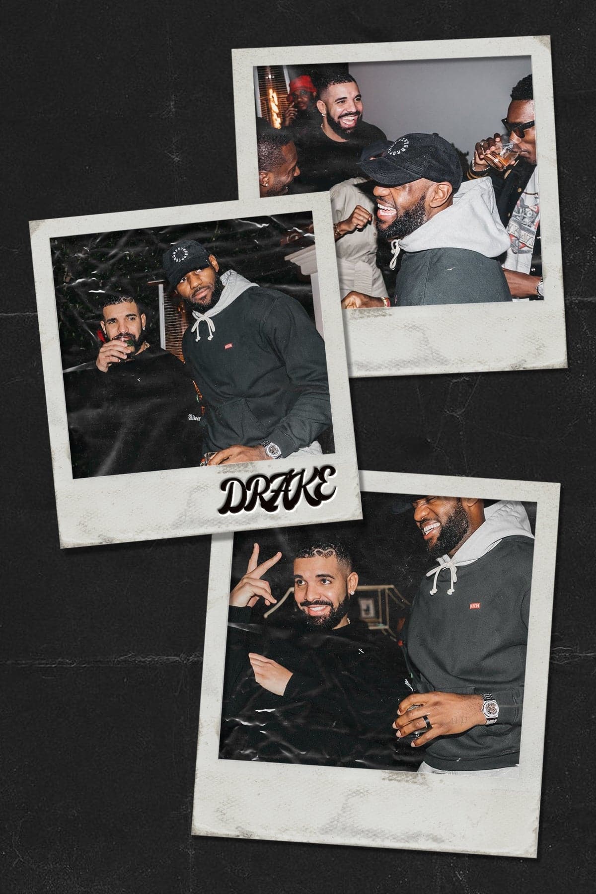Drake 'Polaroid Collage' Poster - Posters Plug