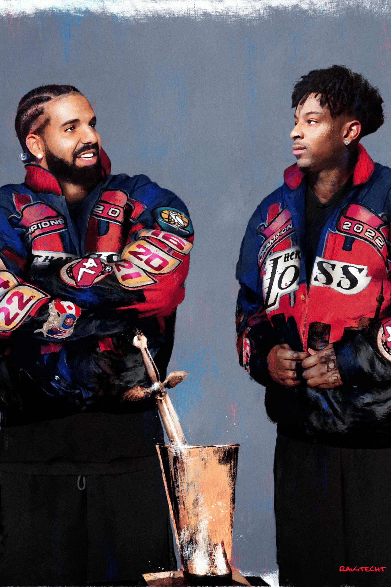 Drake x 21 Savage 'Her Loss Letterman' Poster - Posters Plug