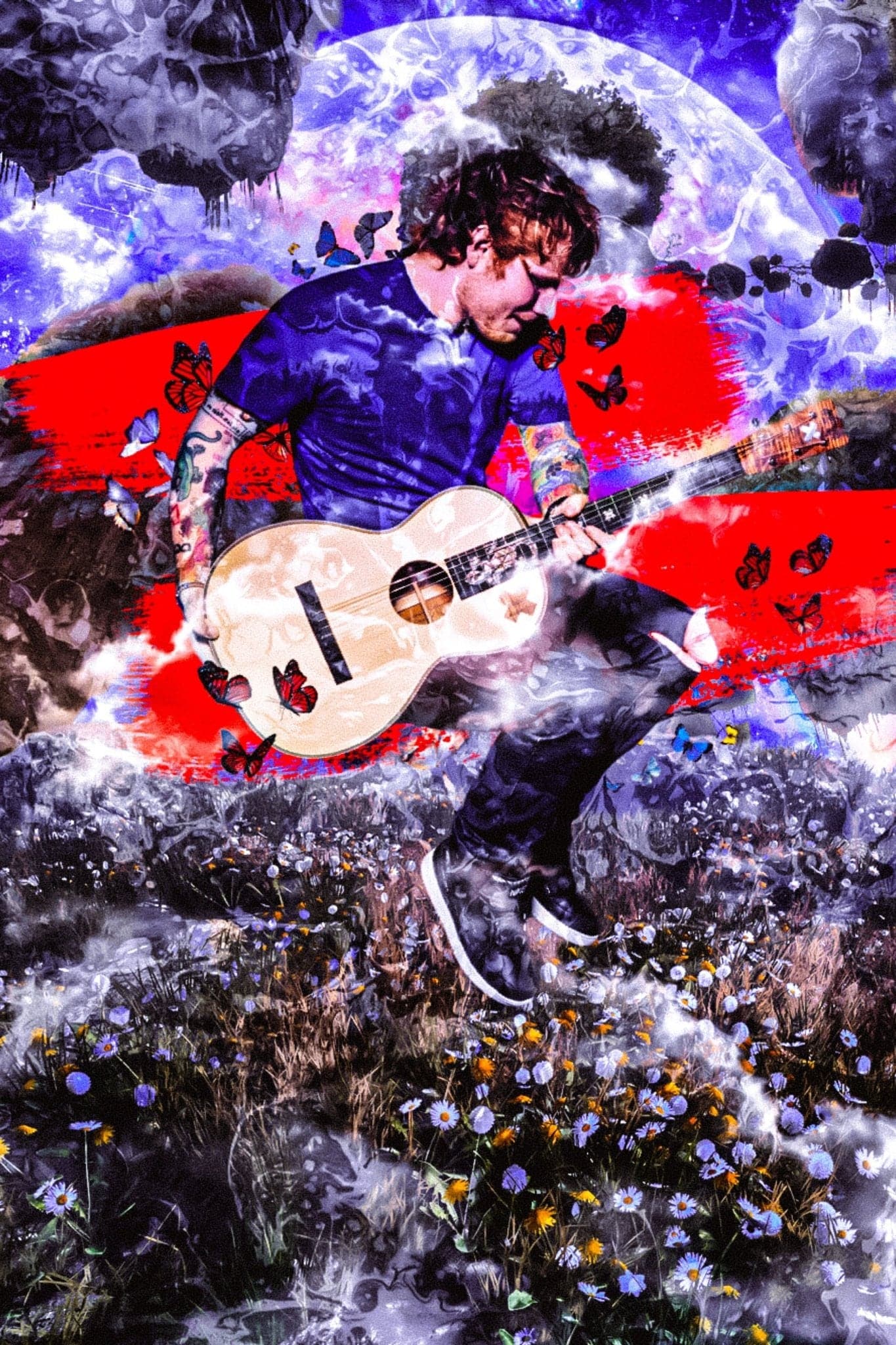 Ed Sheeran 'Flowers' Poster - Posters Plug